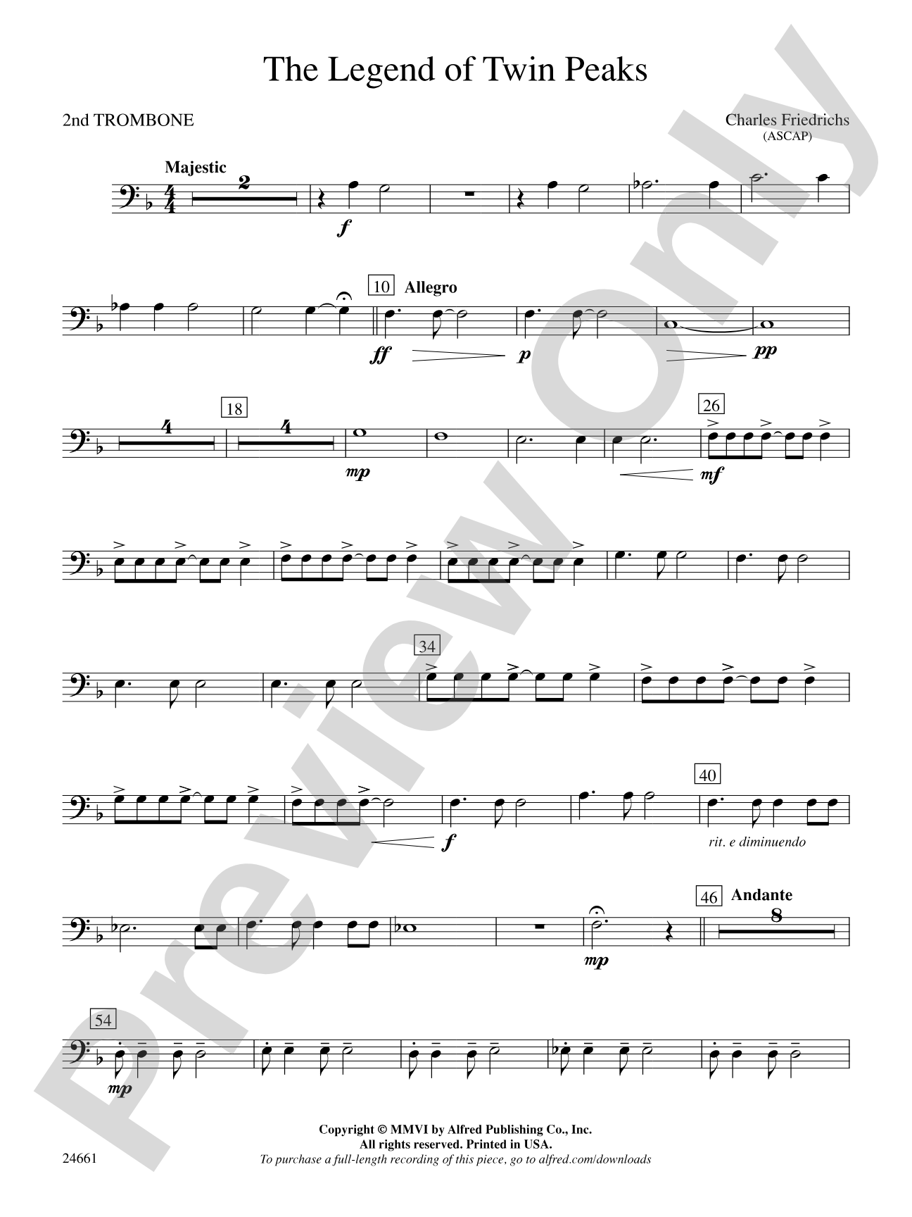 The Legend of Twin Peaks: 2nd Trombone