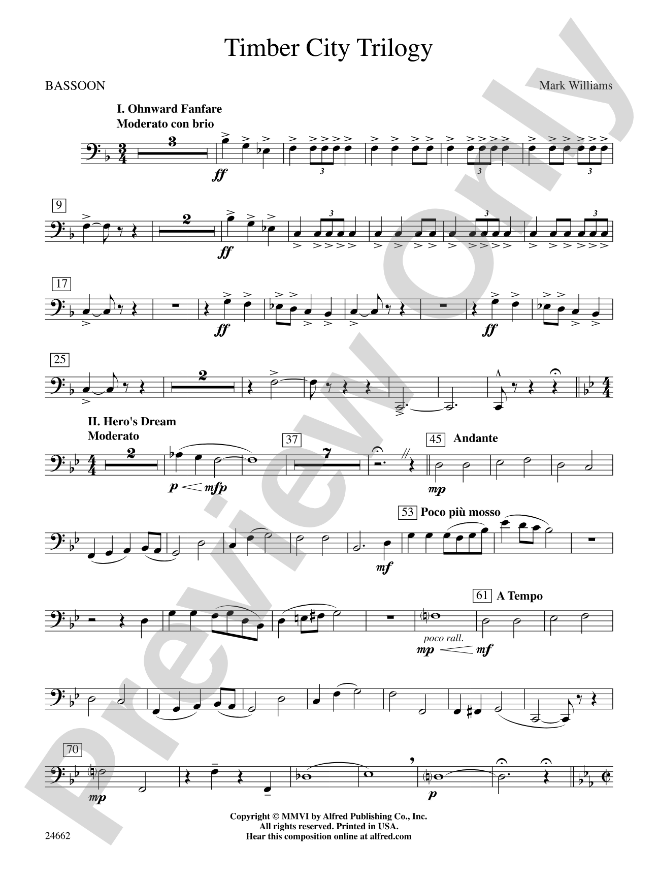 Timber City Trilogy: Bassoon