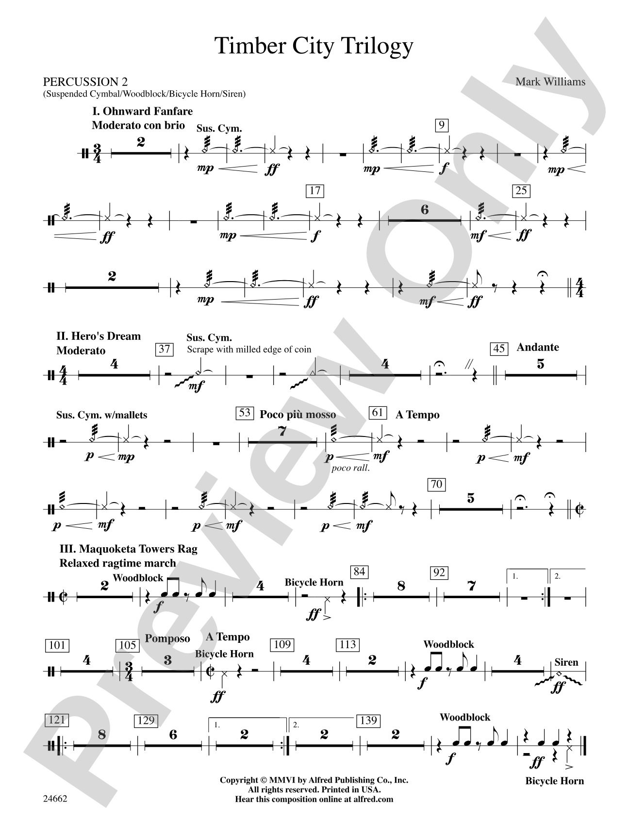 Timber City Trilogy: 2nd Percussion