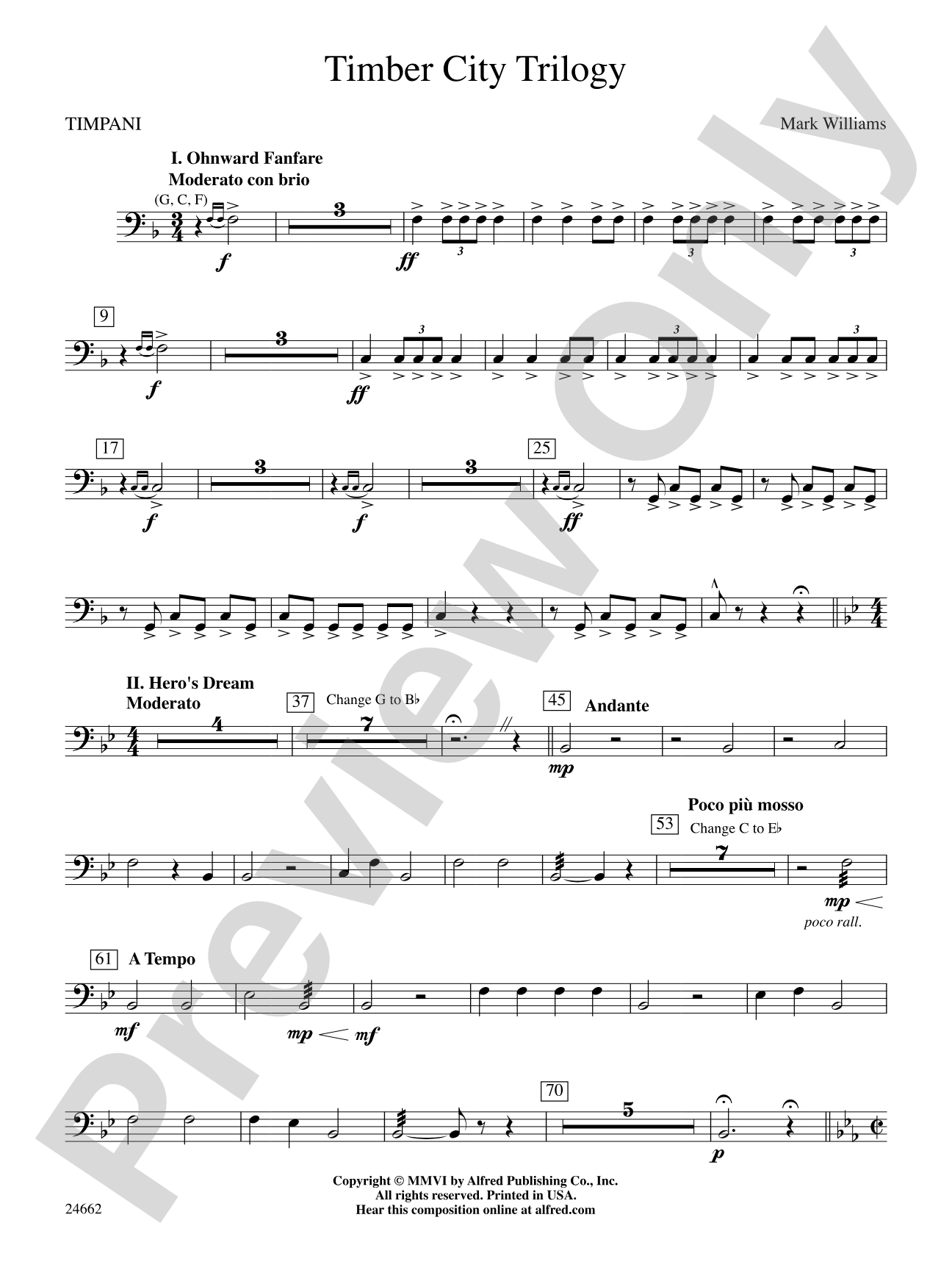 Timber City Trilogy: Timpani