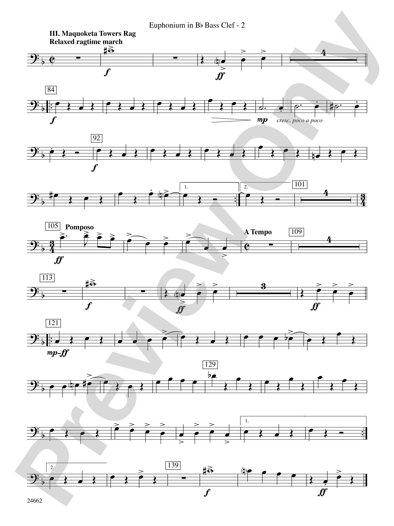 Timber City Trilogy: (wp) B-flat Baritone B.C.