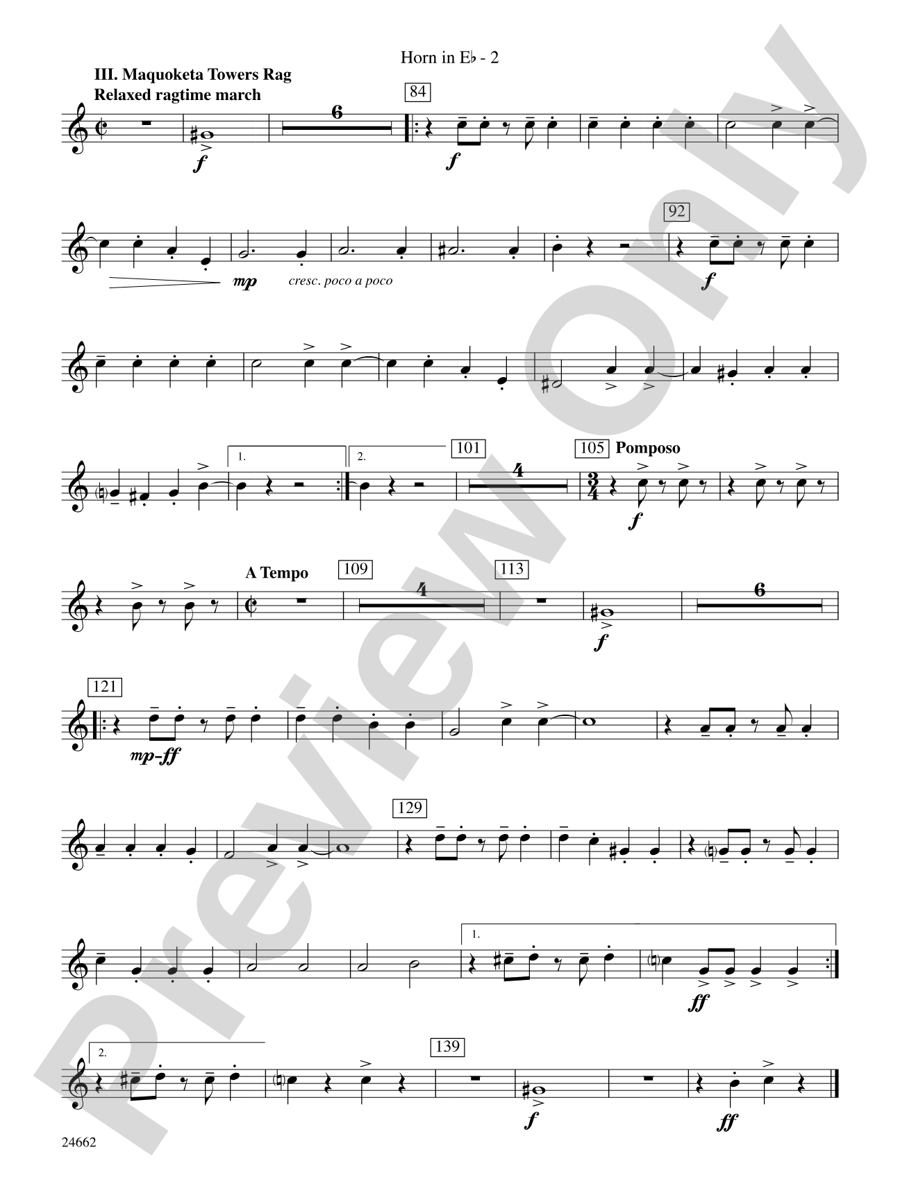 Timber City Trilogy: (wp) 1st Horn in E-flat