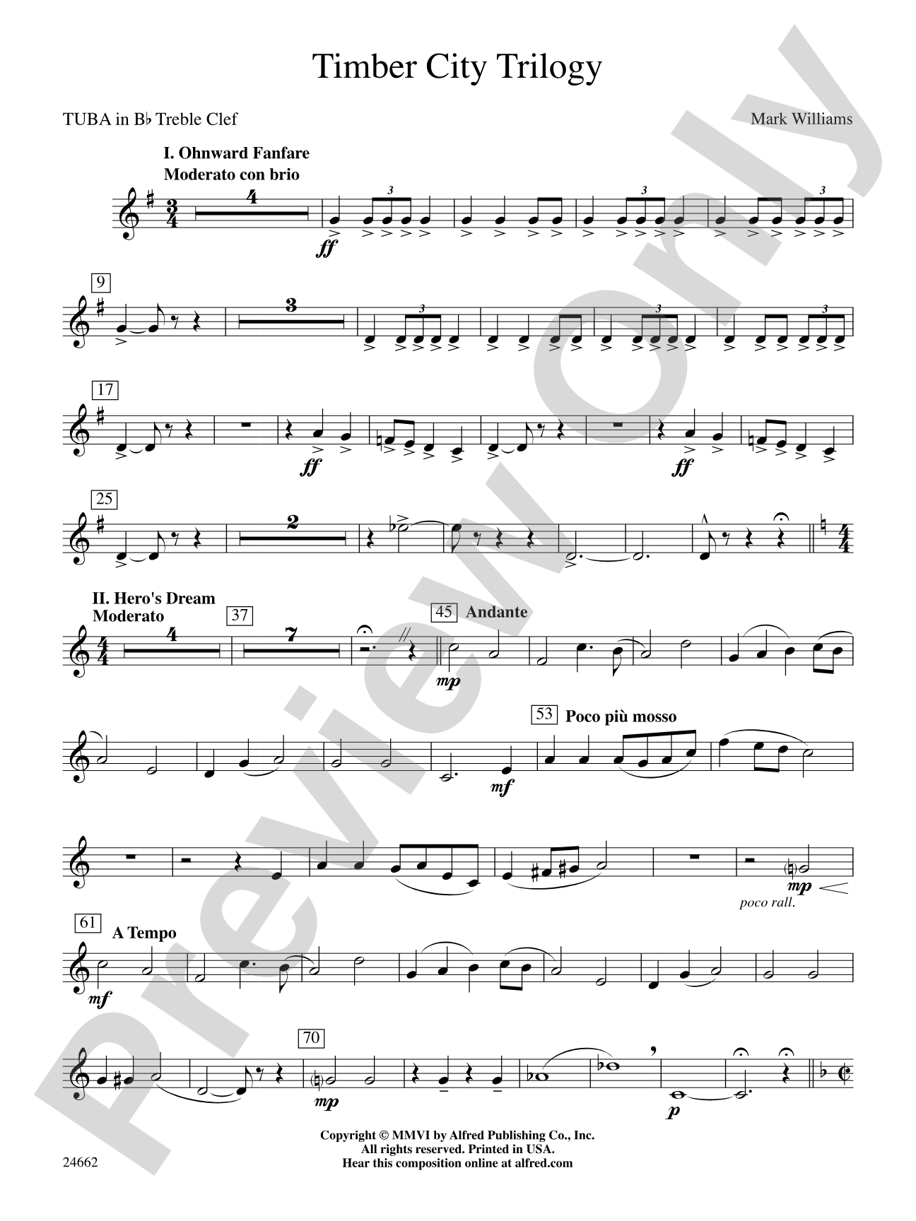 Timber City Trilogy: (wp) B-flat Tuba T.C.