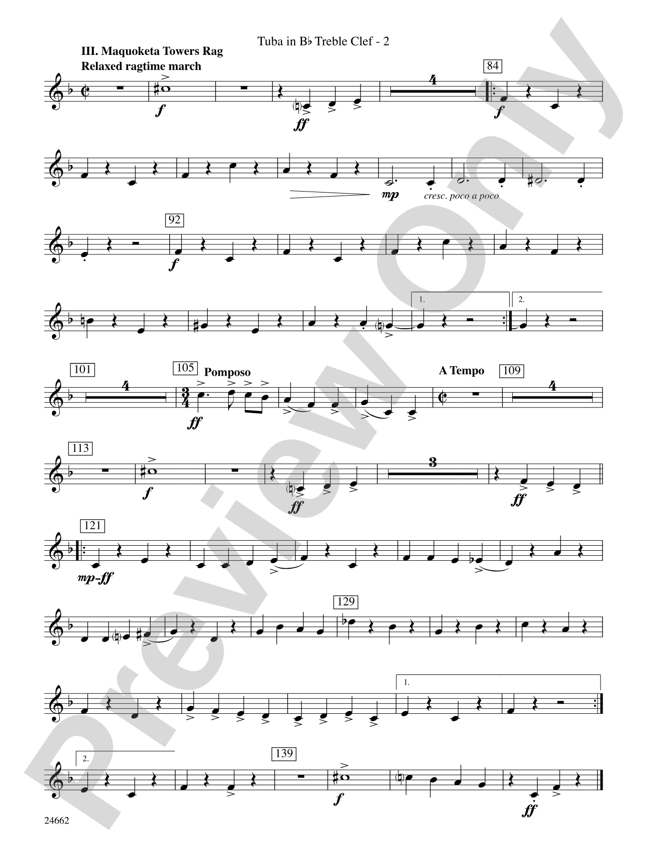 Timber City Trilogy: (wp) B-flat Tuba T.C.
