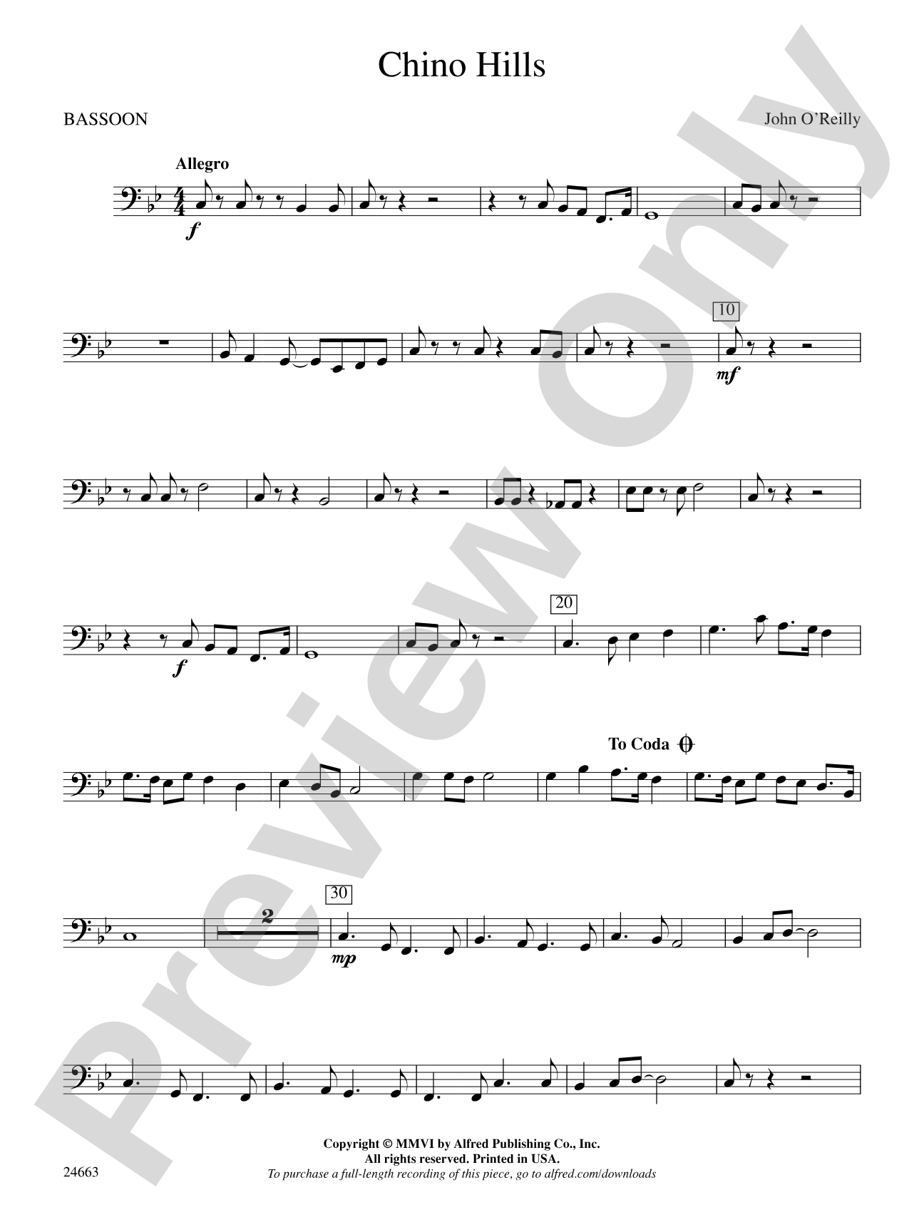 Chino Hills: Bassoon