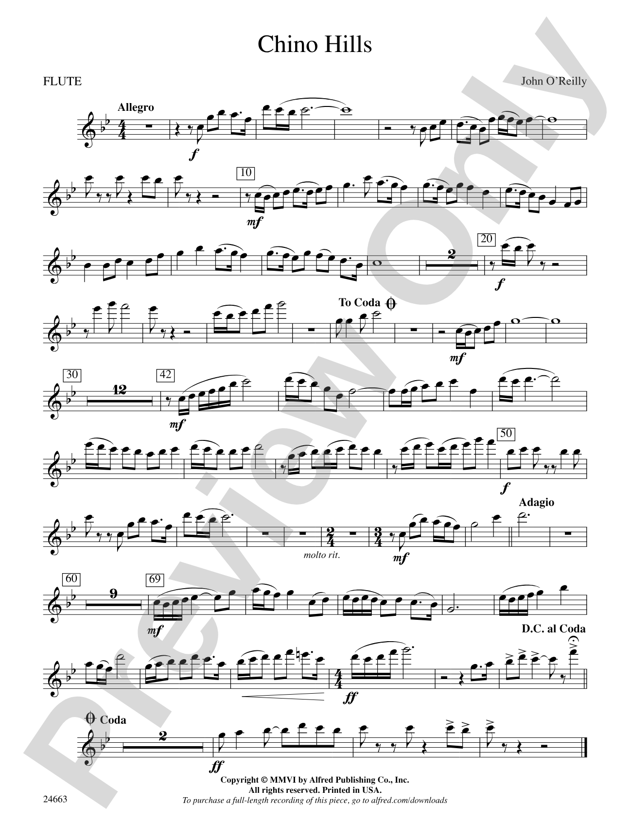 Chino Hills: Flute