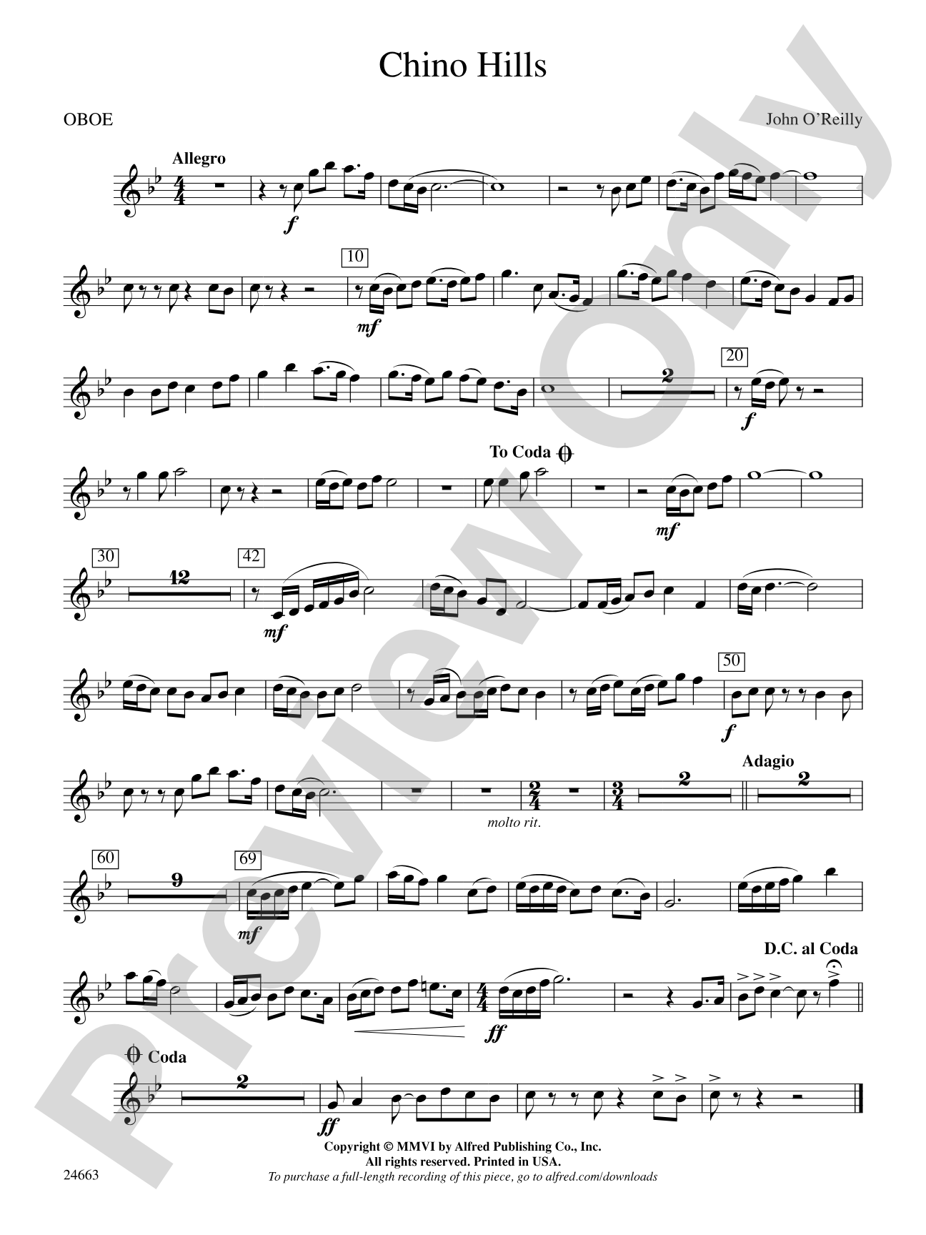 Chino Hills: Oboe