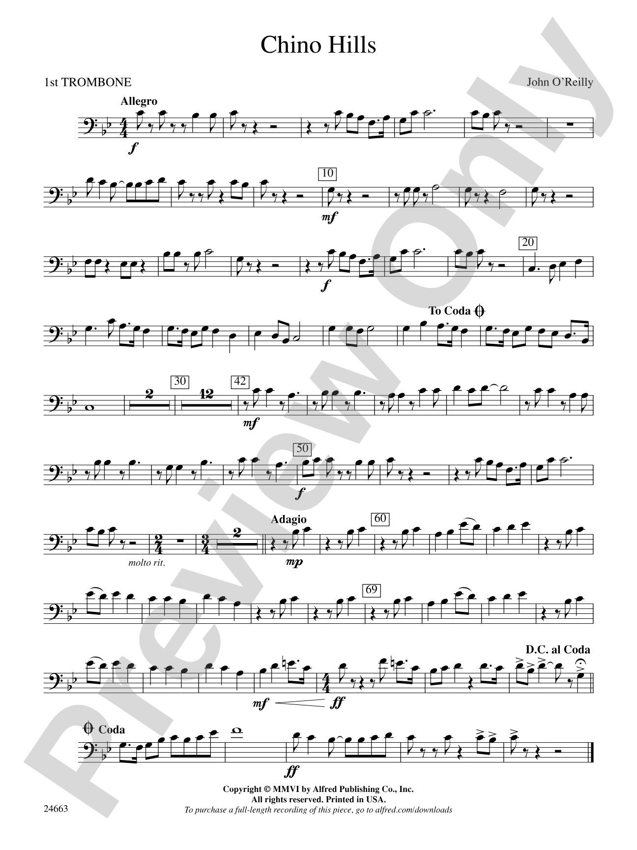 Chino Hills: 1st Trombone
