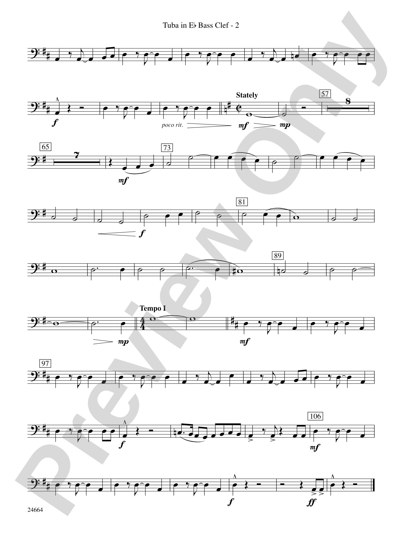 Glacier Bay: (wp) E-flat Tuba B.C.