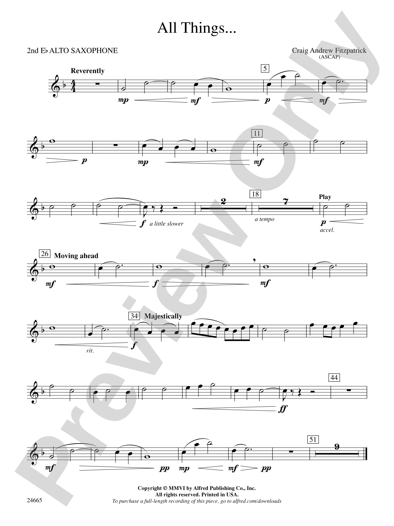 All Things: 2nd E-flat Alto Saxophone