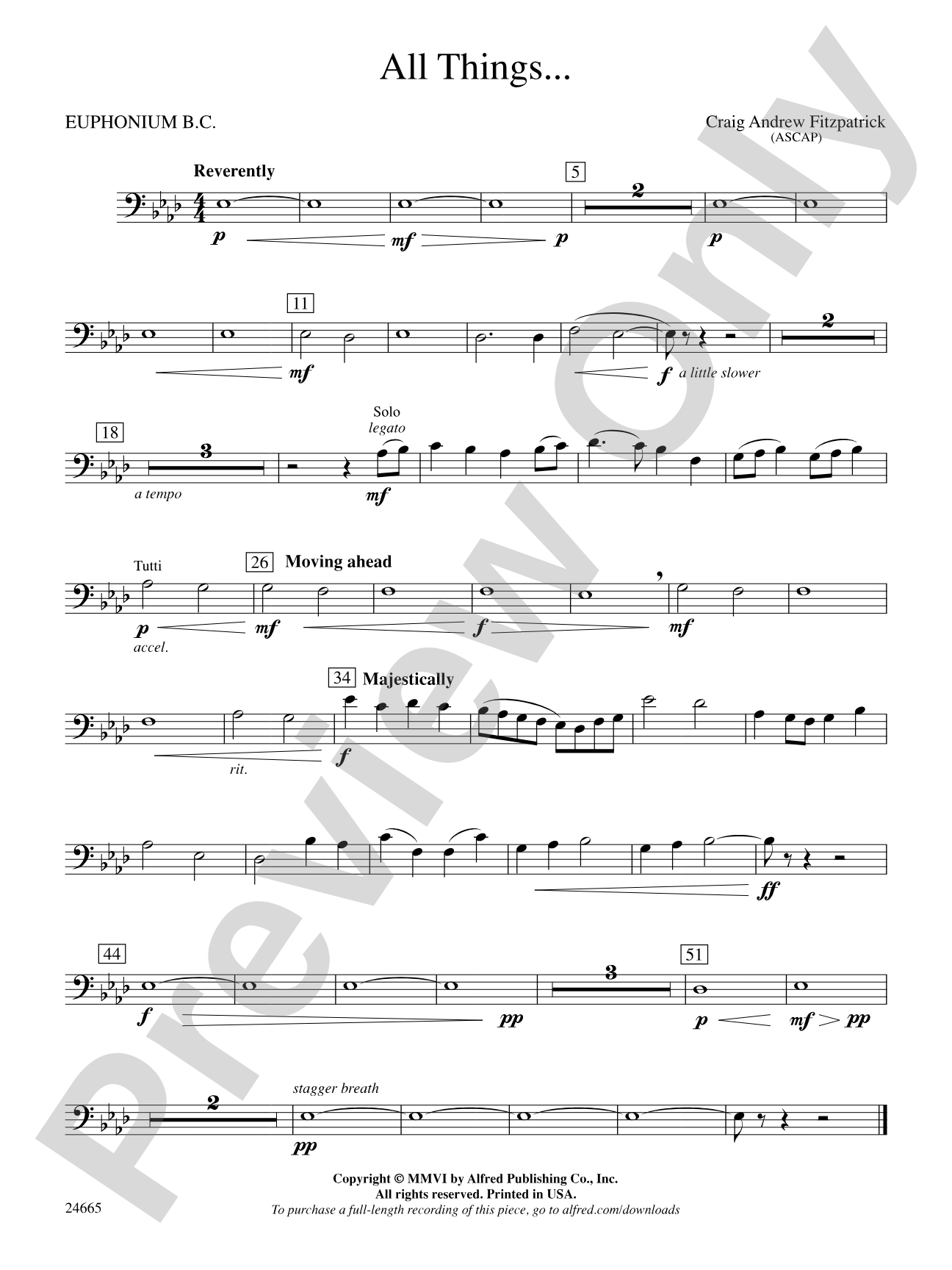 All Things: Baritone B.C.