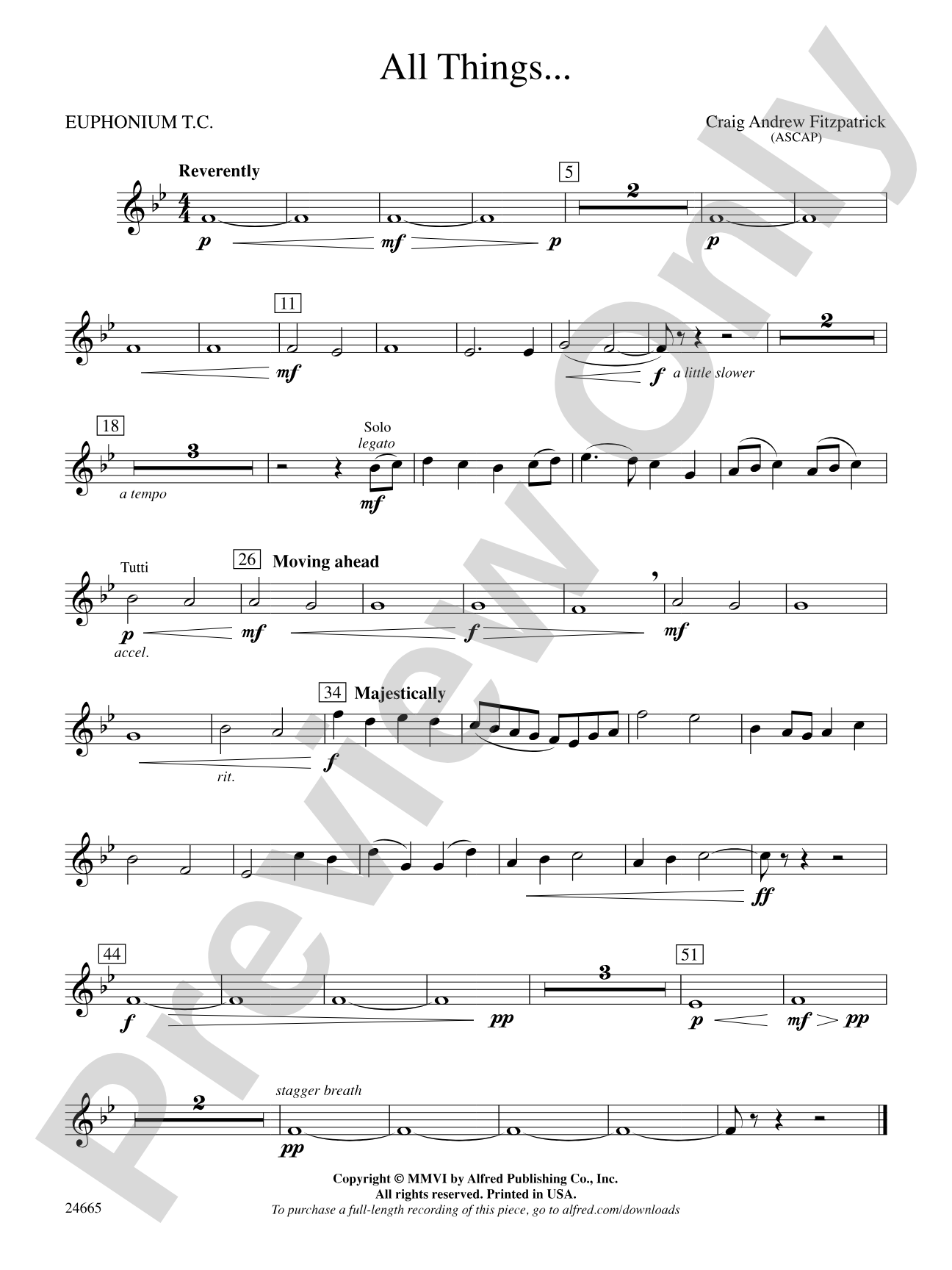All Things: Baritone T.C.