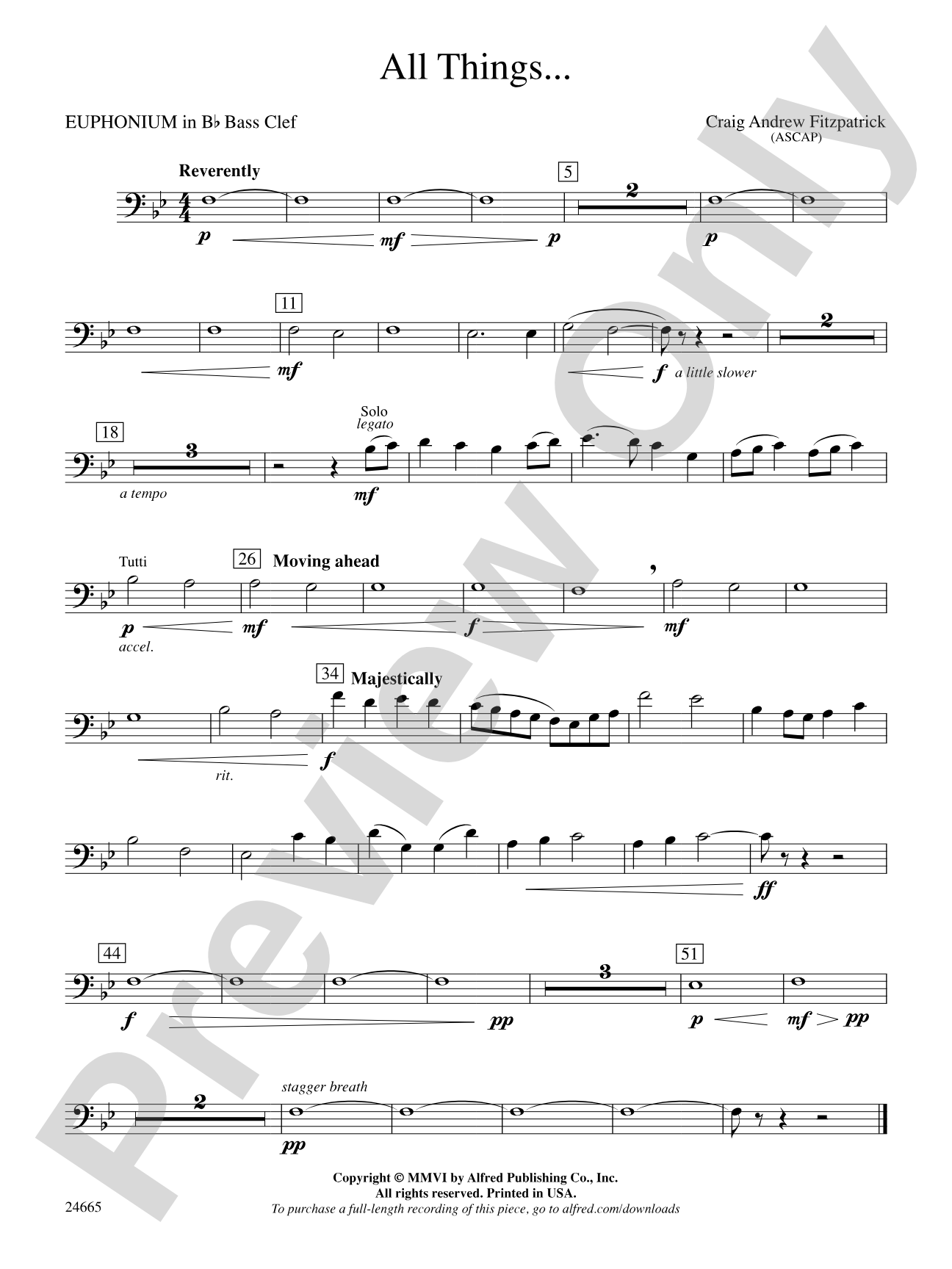 All Things: (wp) B-flat Baritone B.C.