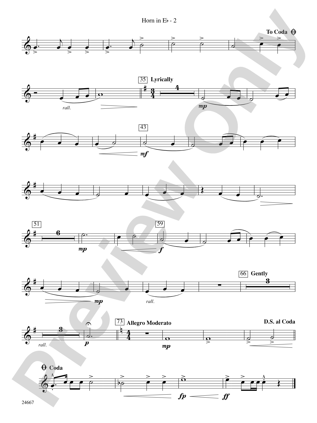 Bellefonte Overture: (wp) 1st Horn in E-flat