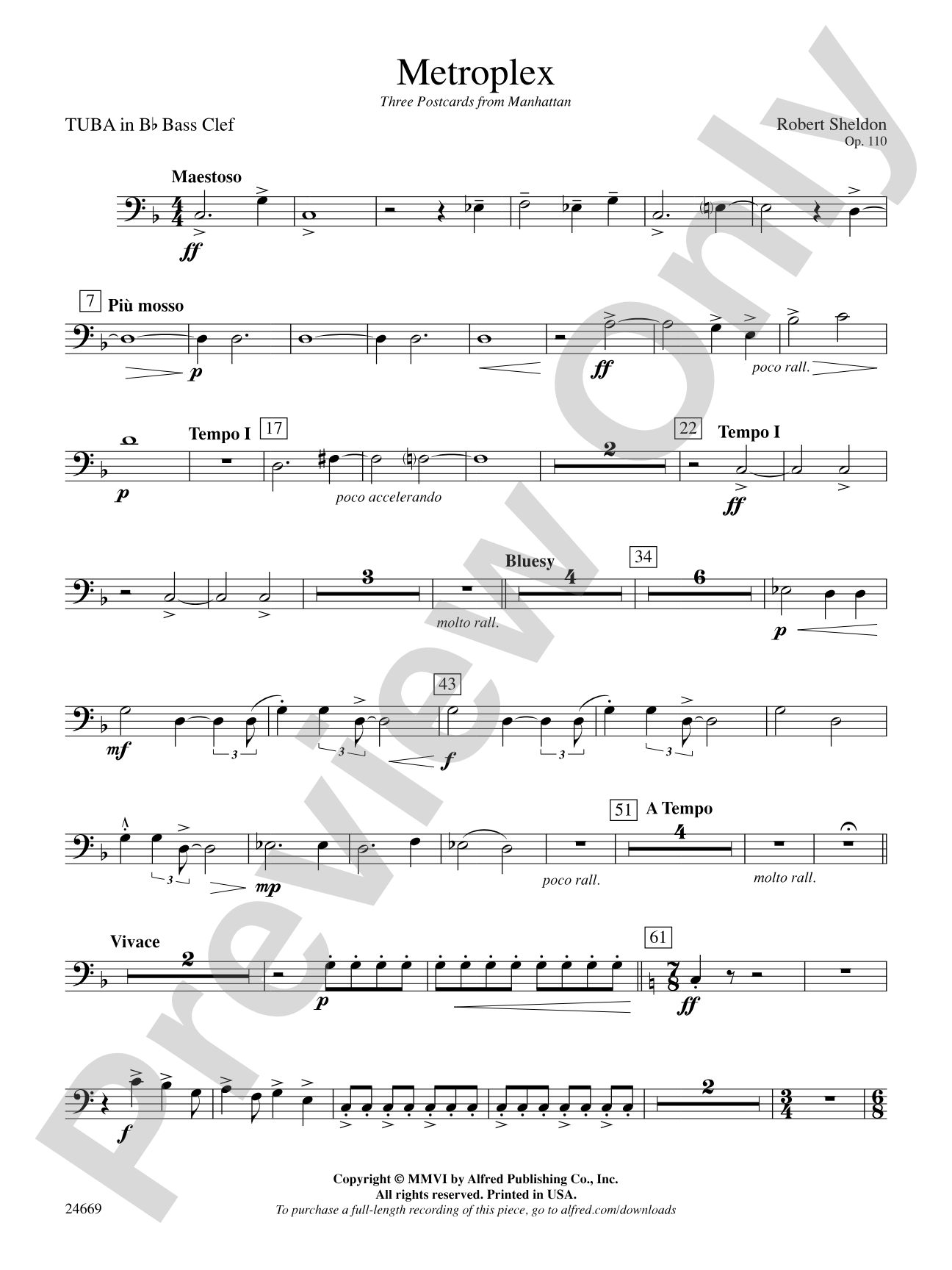 Metroplex: (wp) B-flat Tuba B.C.