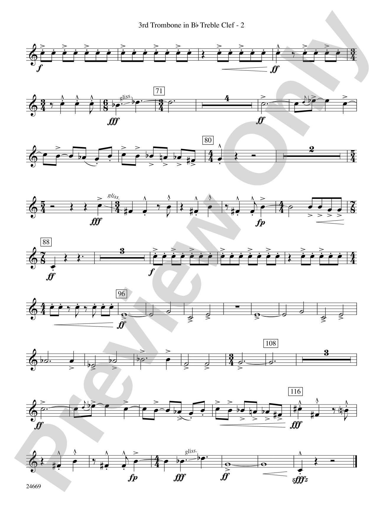 Metroplex: (wp) 3rd B-flat Trombone T.C.