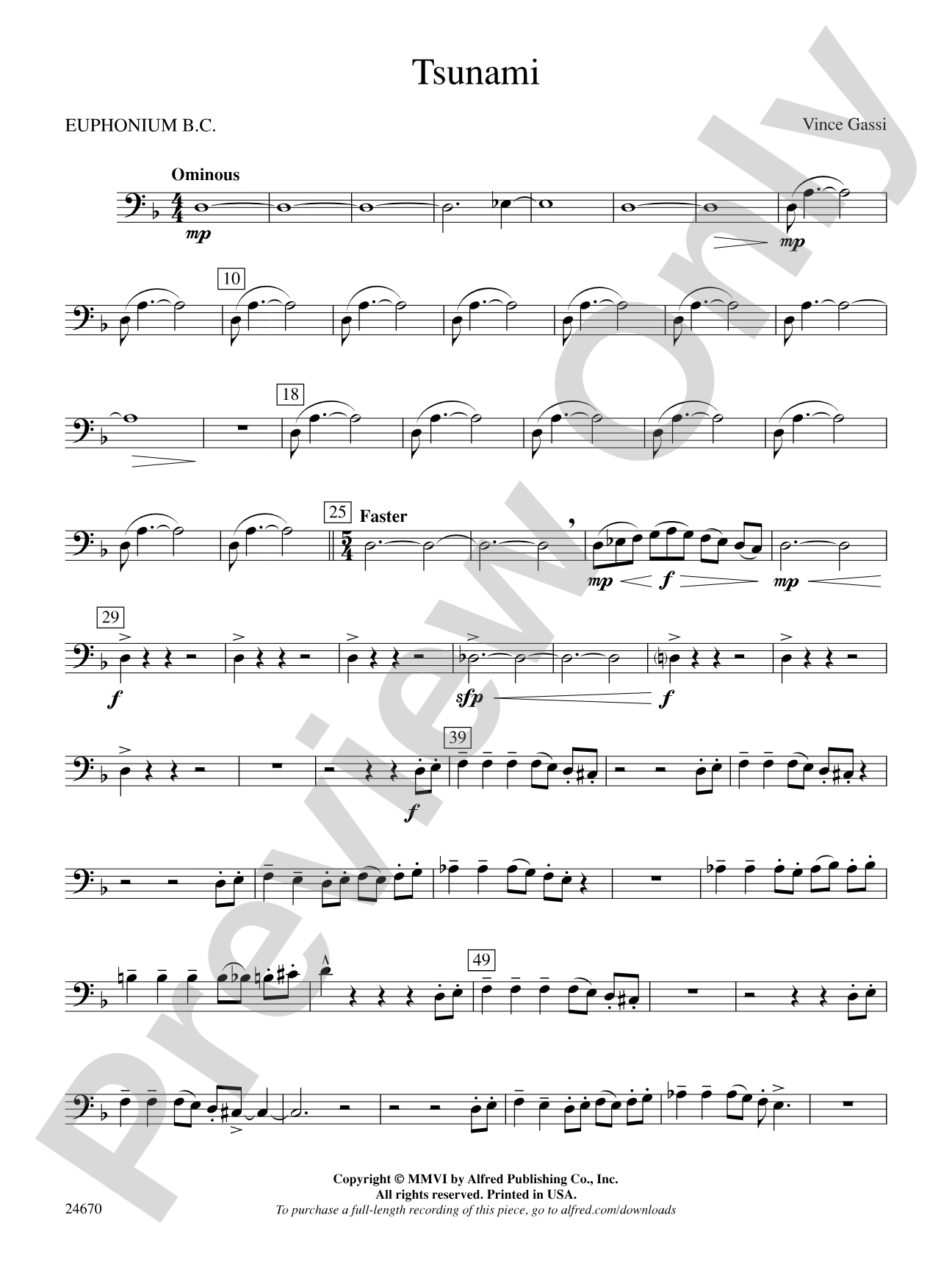 Tsunami: Baritone B.C.