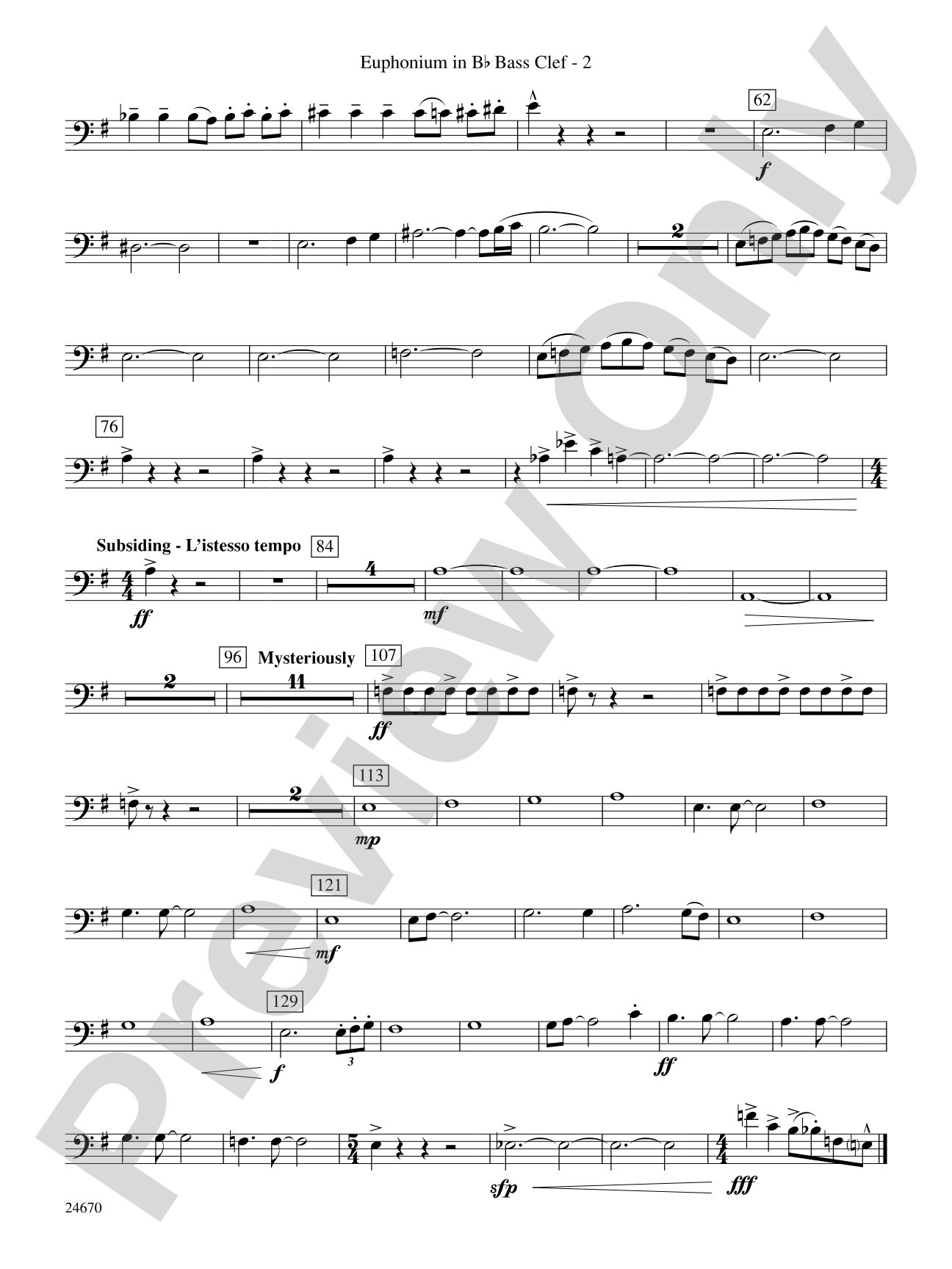 Tsunami: (wp) B-flat Baritone B.C.