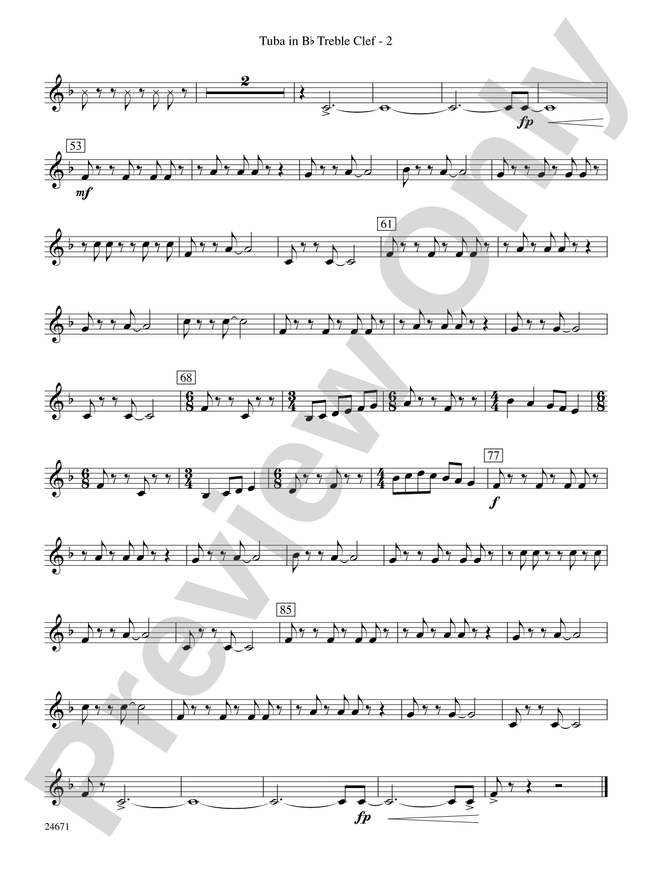 Manzanita: (wp) B-flat Tuba T.C.