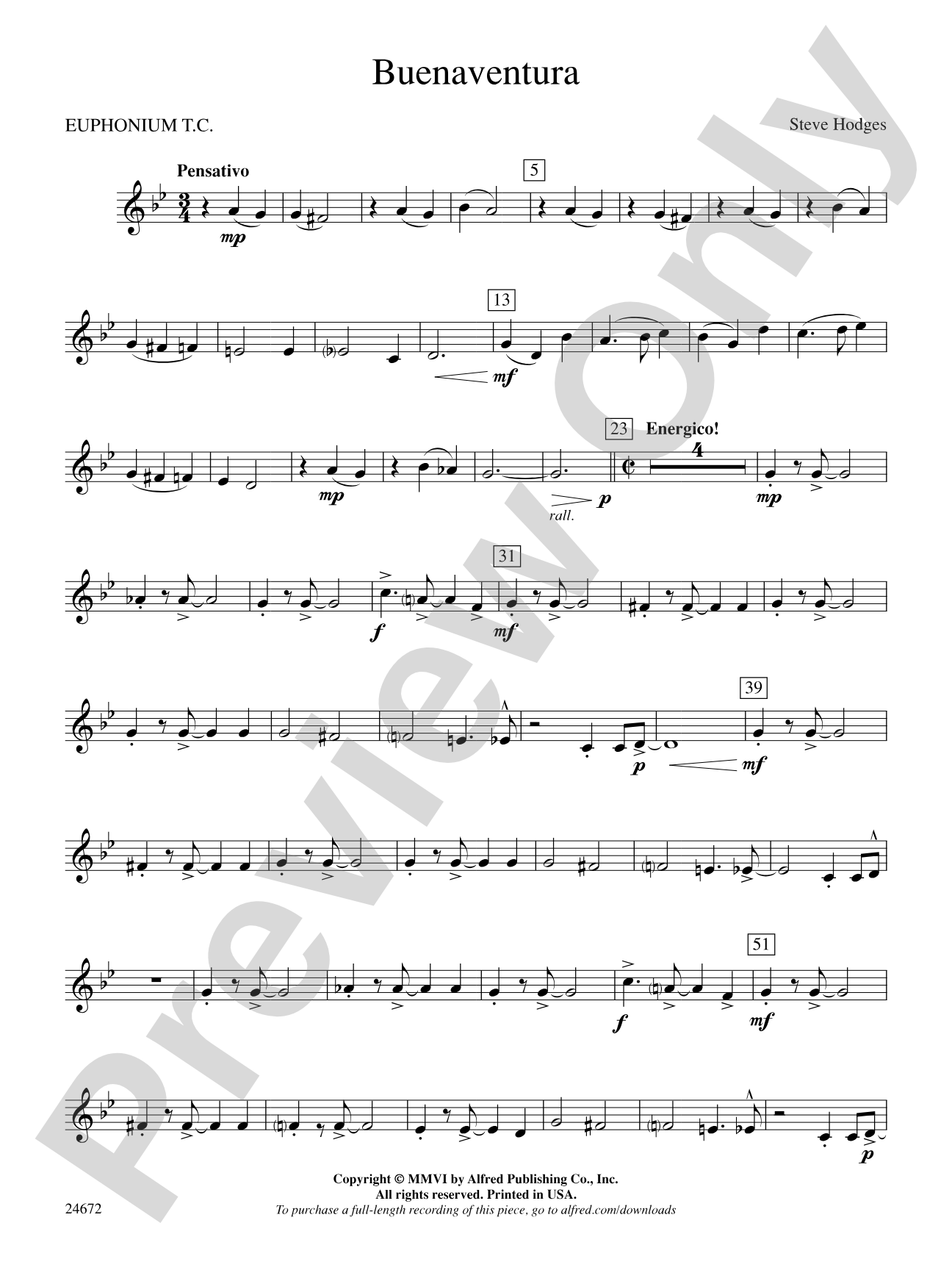 Buenaventura: Baritone T.C.