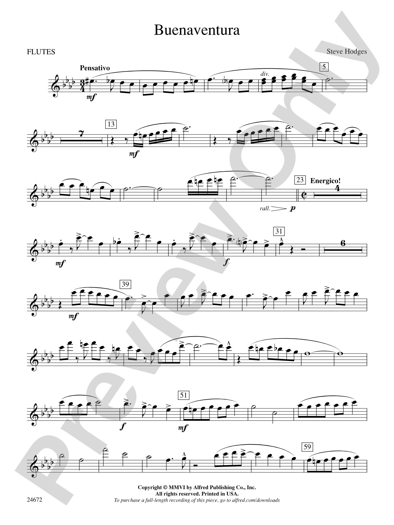 Buenaventura: Flute