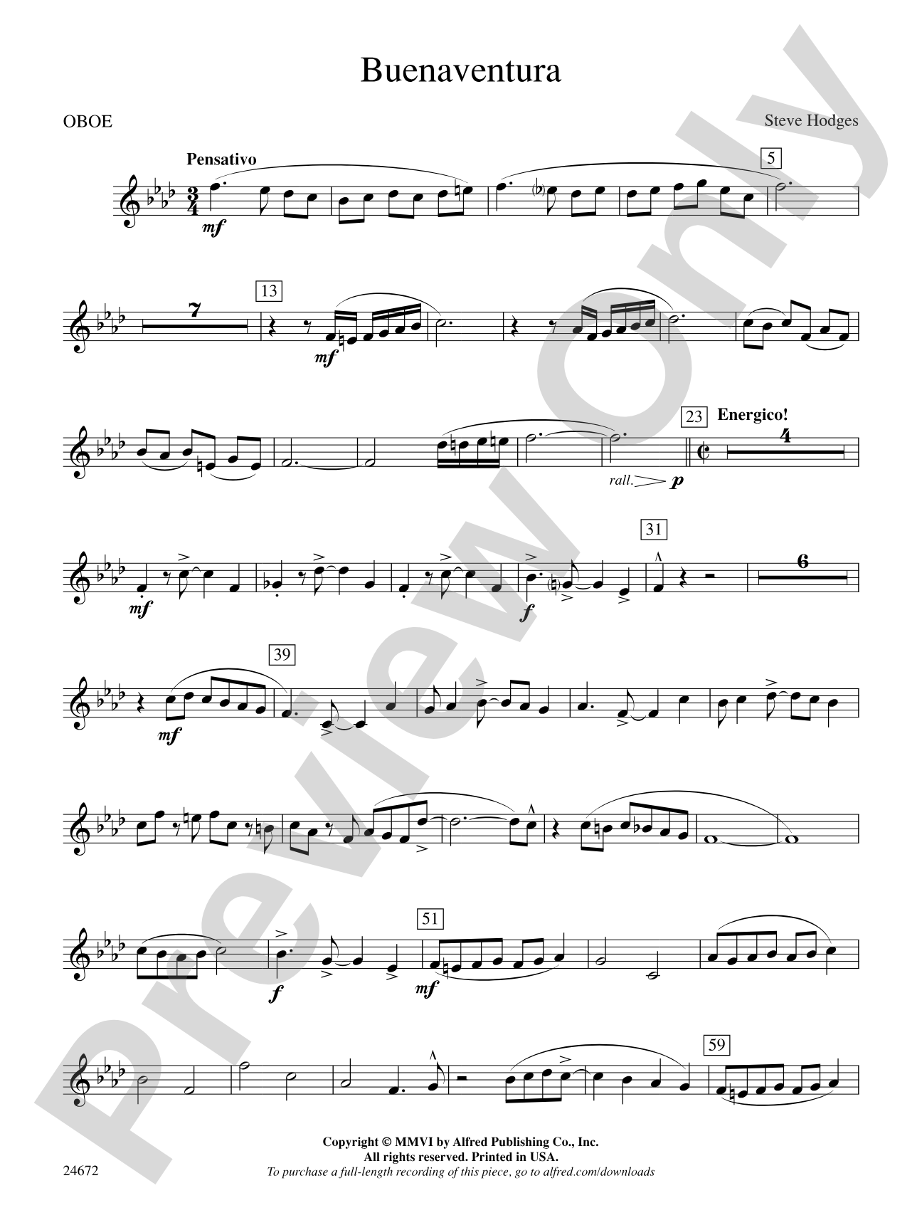 Buenaventura: Oboe