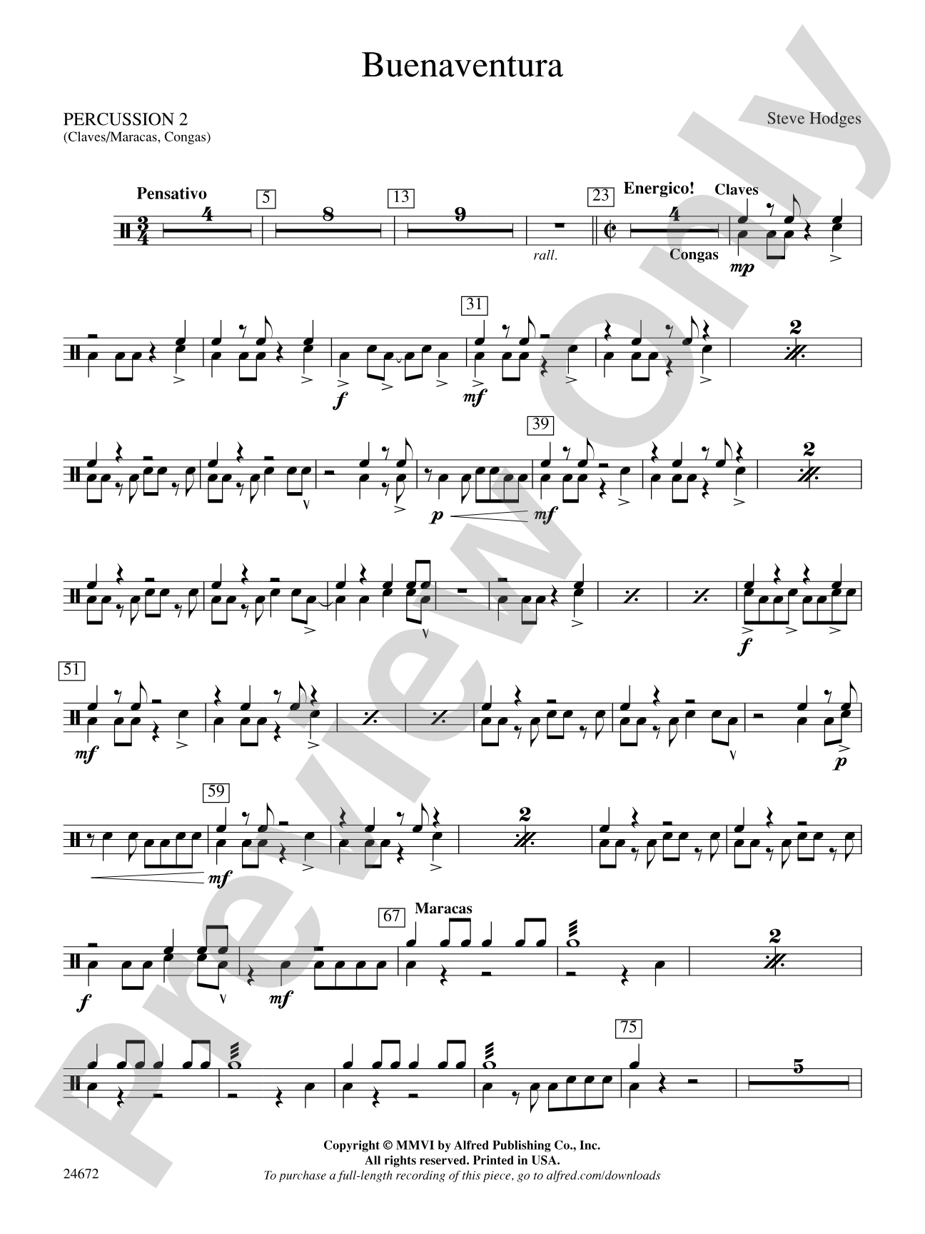 Buenaventura: 2nd Percussion
