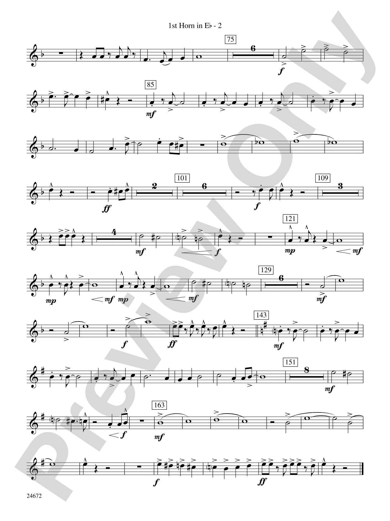 Buenaventura: (wp) 1st Horn in E-flat