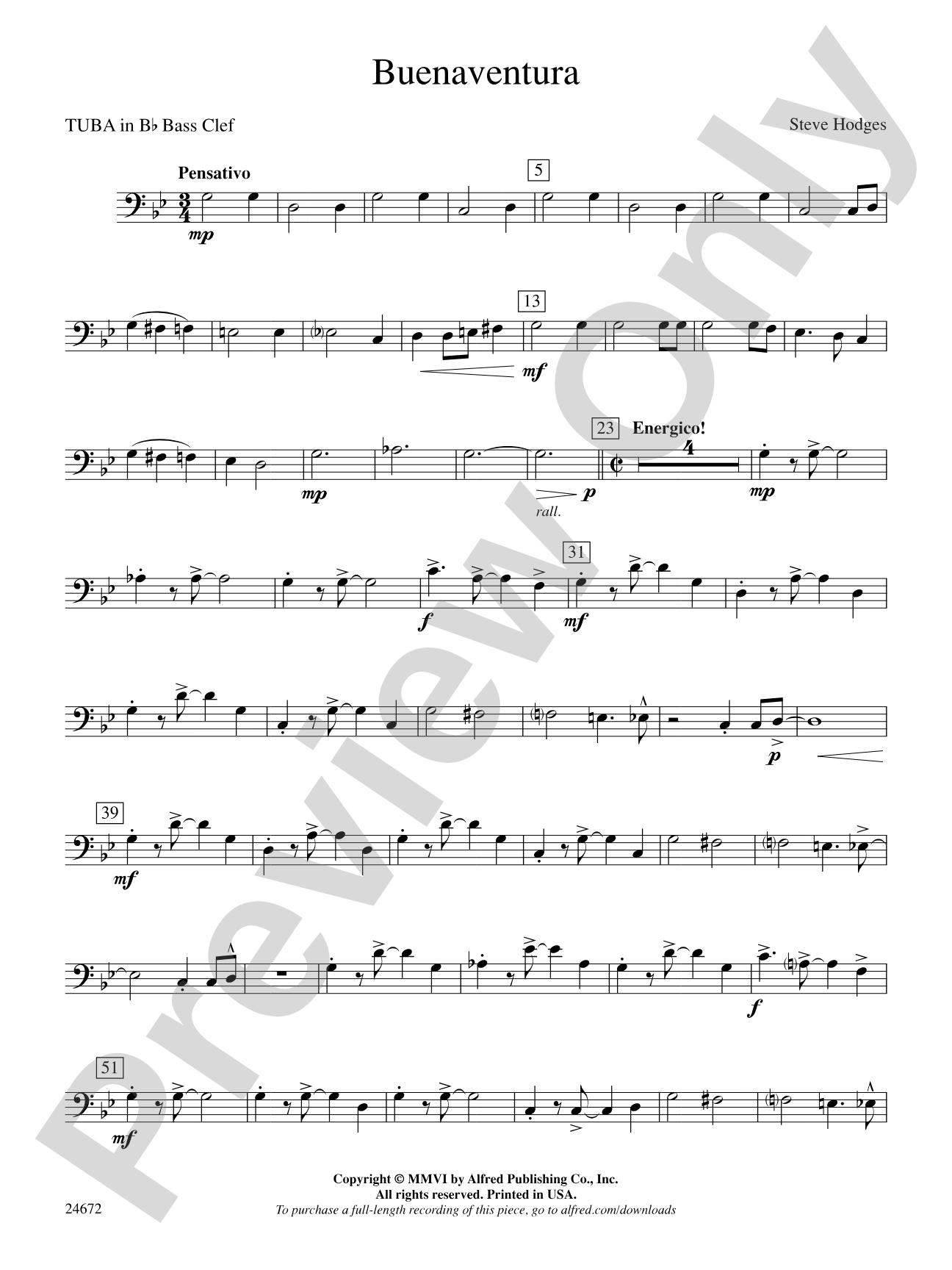 Buenaventura: (wp) B-flat Tuba B.C.