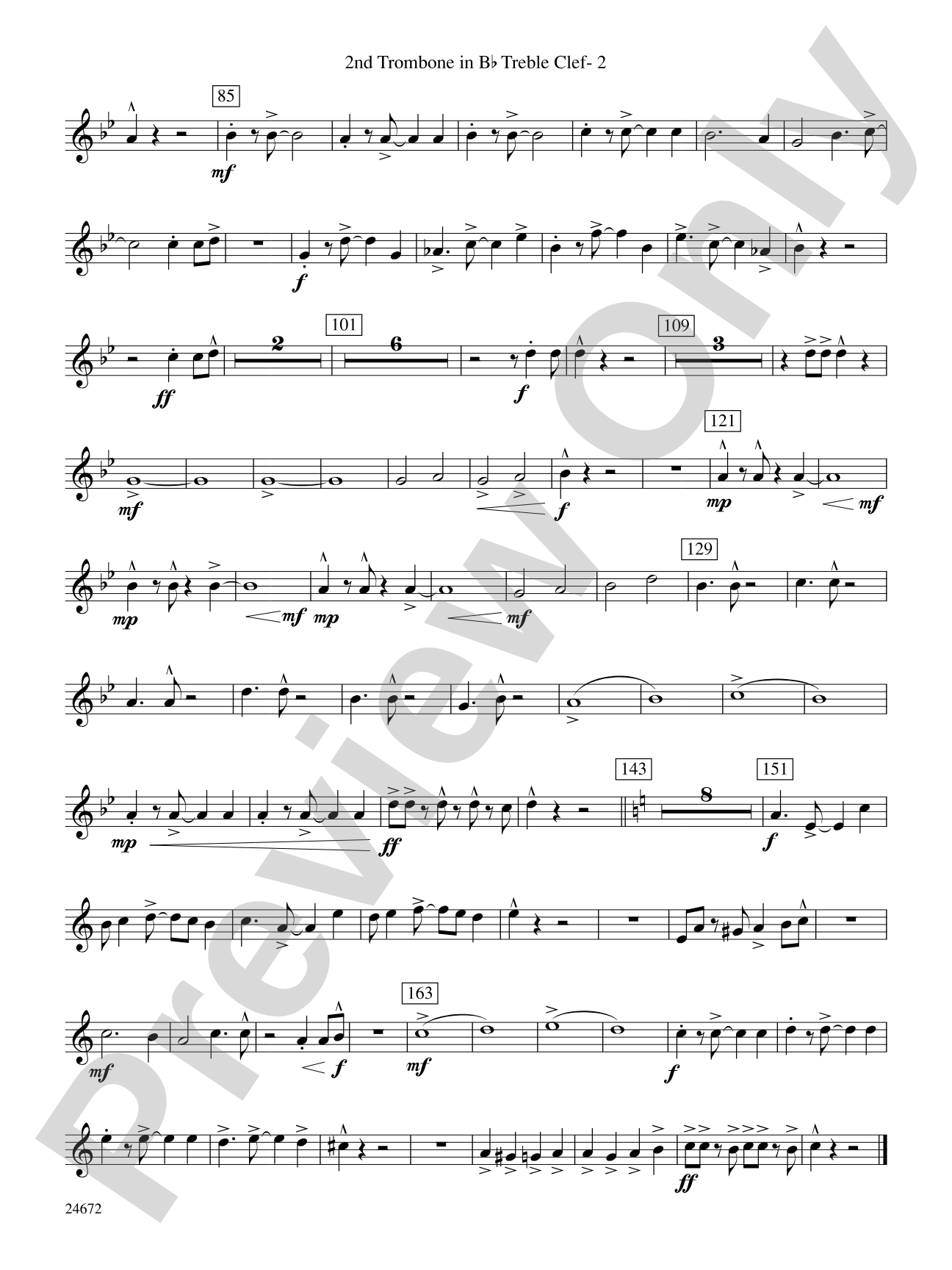 Buenaventura: (wp) 2nd B-flat Trombone T.C.