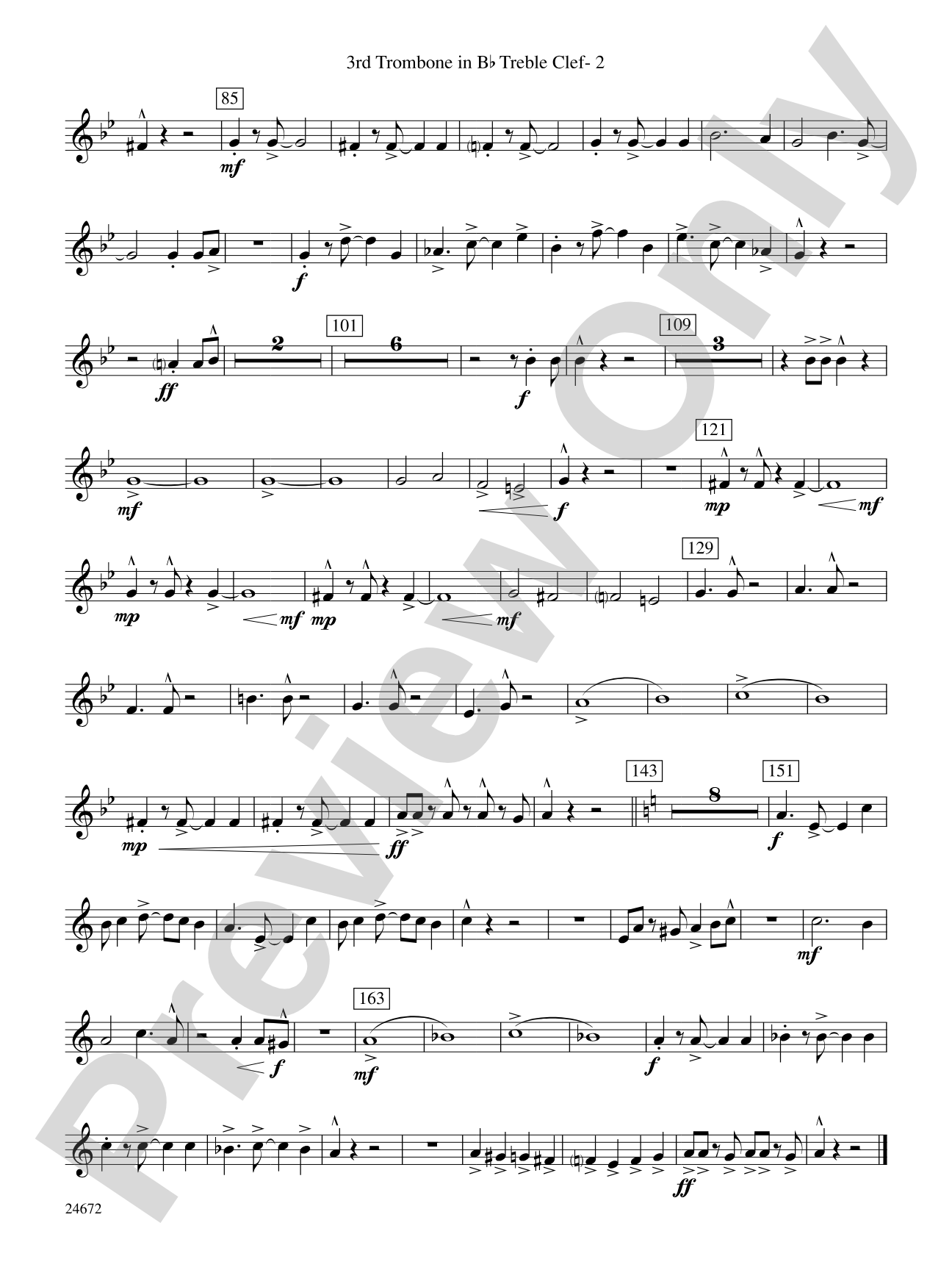 Buenaventura: (wp) 3rd B-flat Trombone T.C.