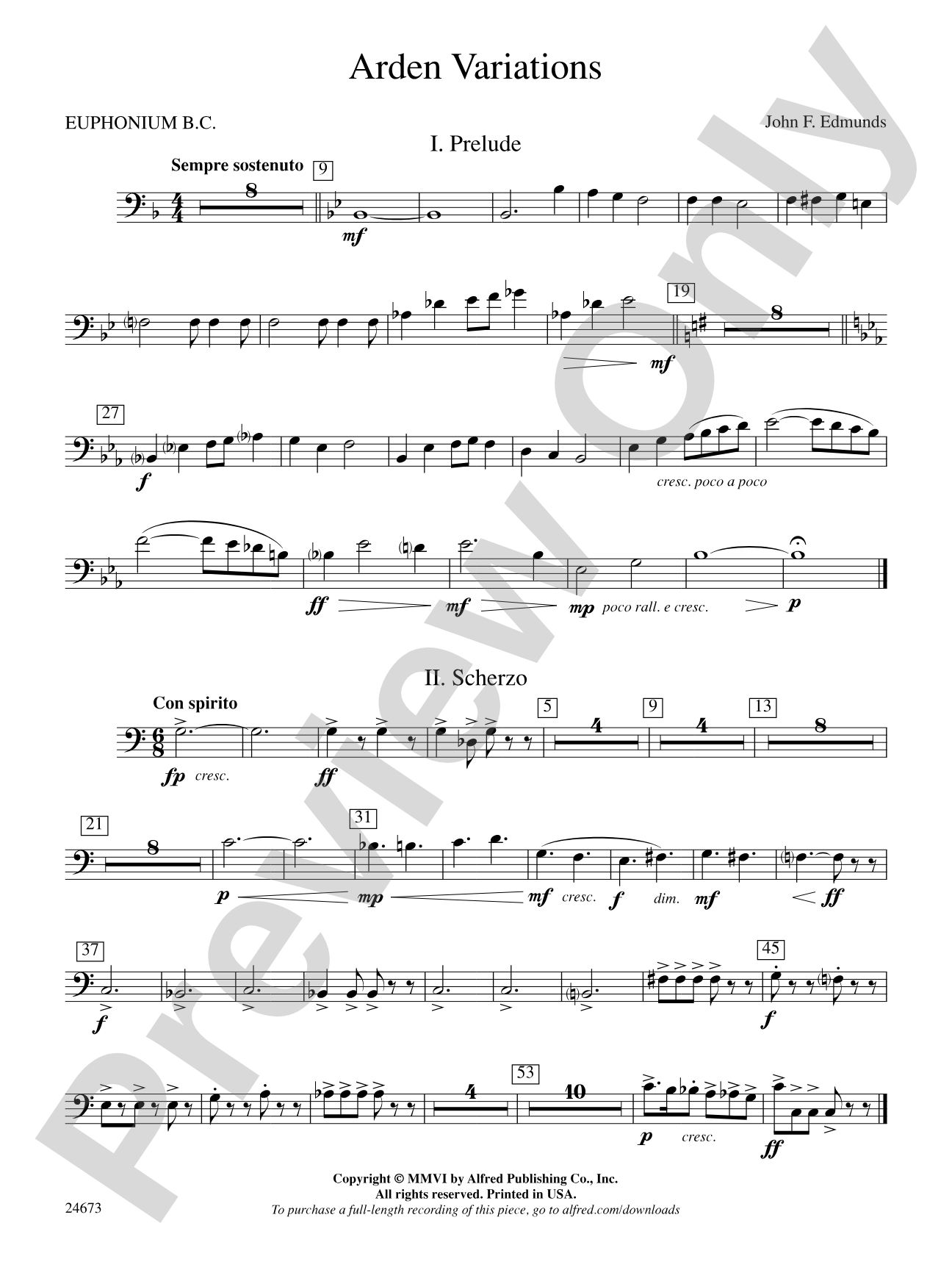 Arden Variations: Baritone B.C.