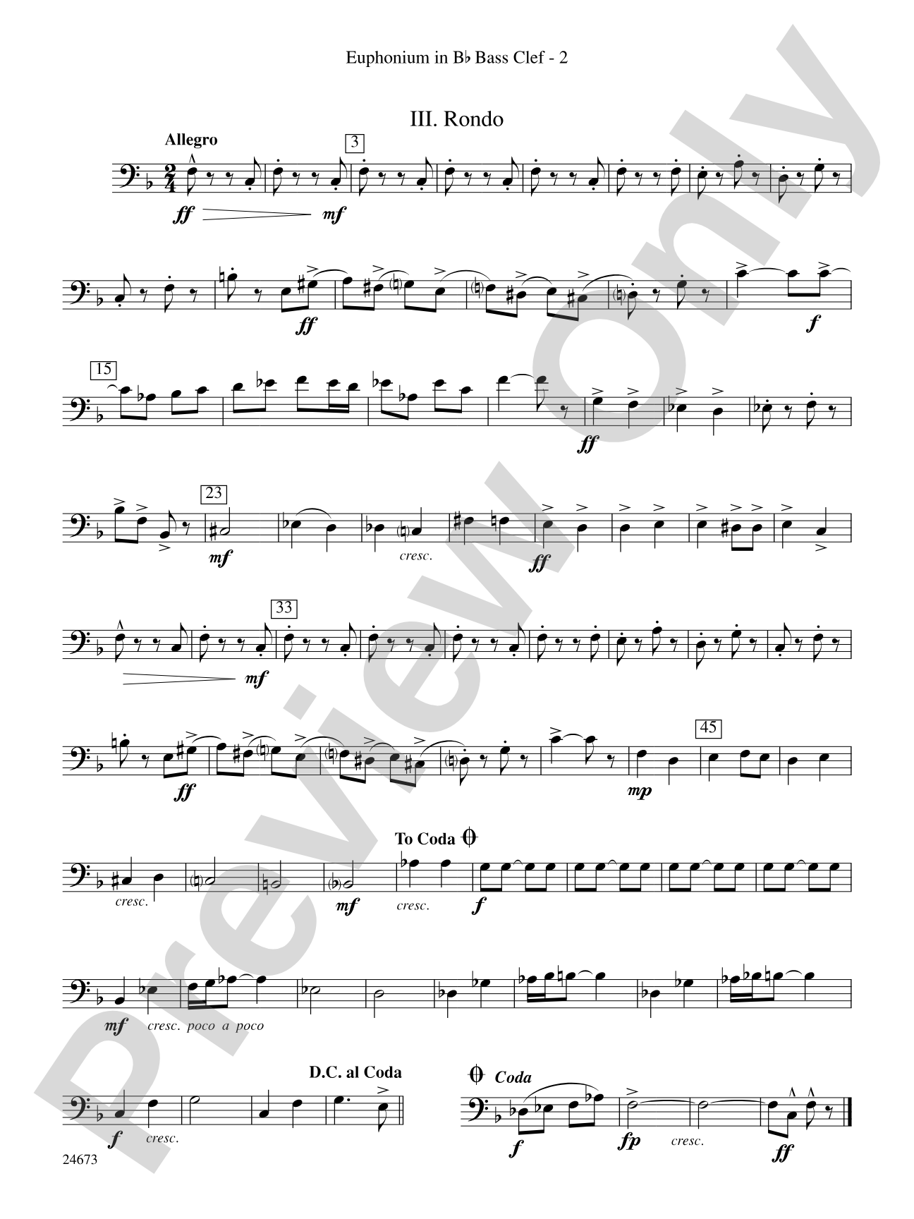 Arden Variations: (wp) B-flat Baritone B.C.