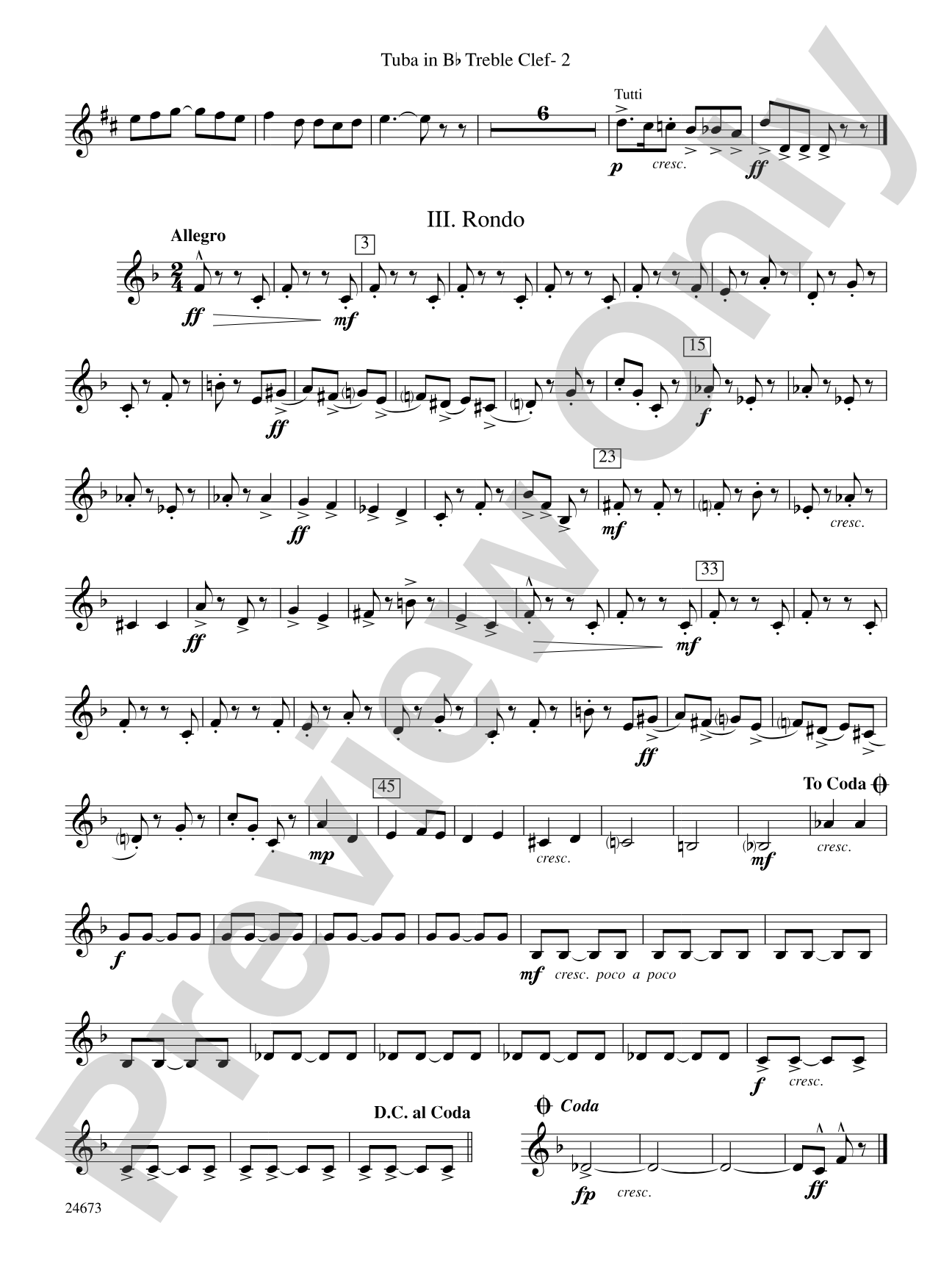 Arden Variations: (wp) B-flat Tuba T.C.