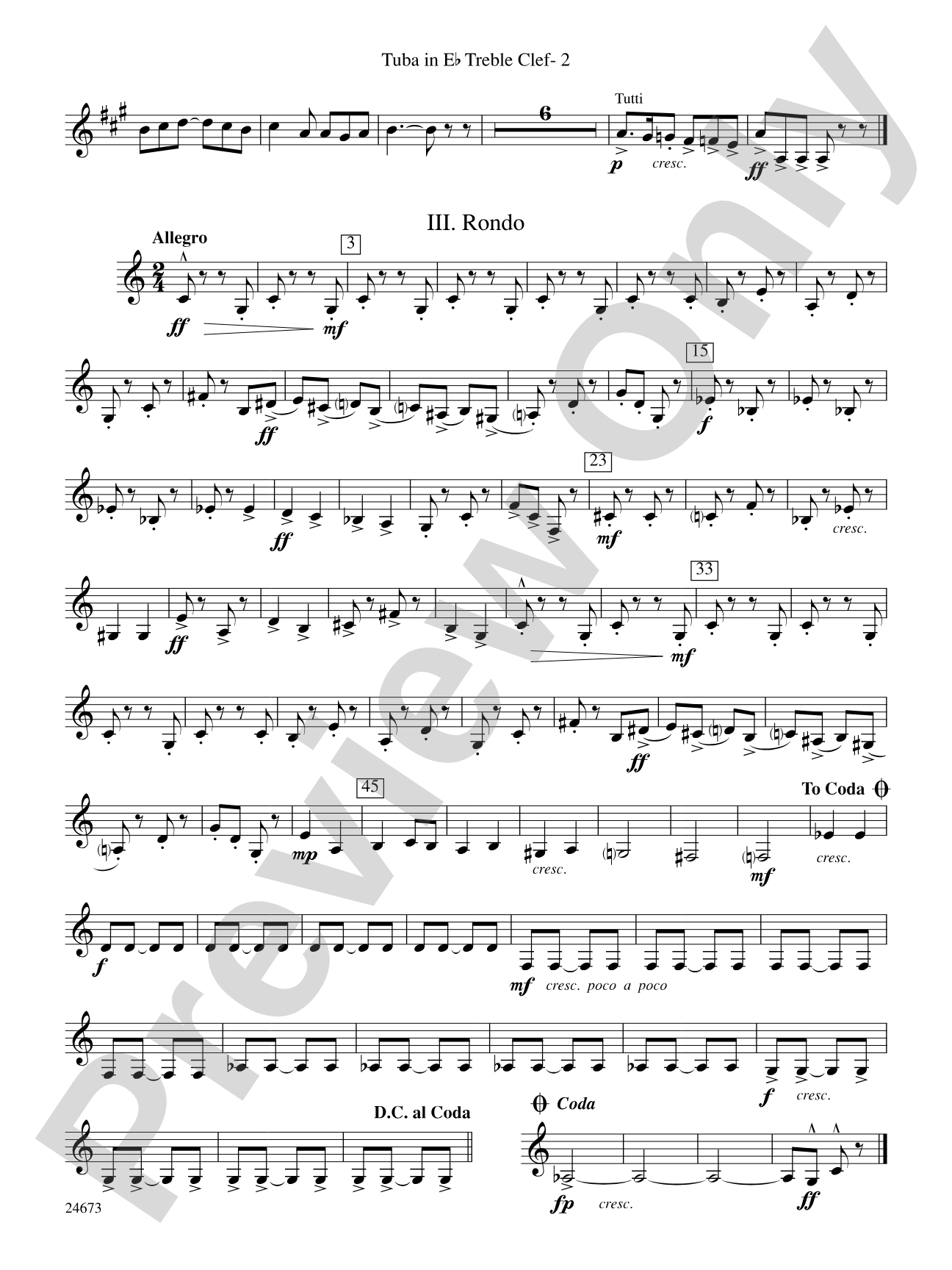 Arden Variations: (wp) E-flat Tuba T.C.