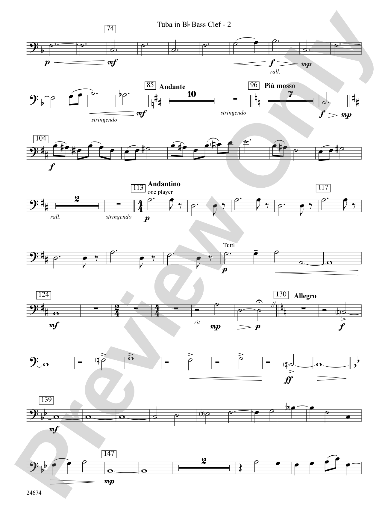 Over Slope and Summit: (wp) B-flat Tuba B.C.