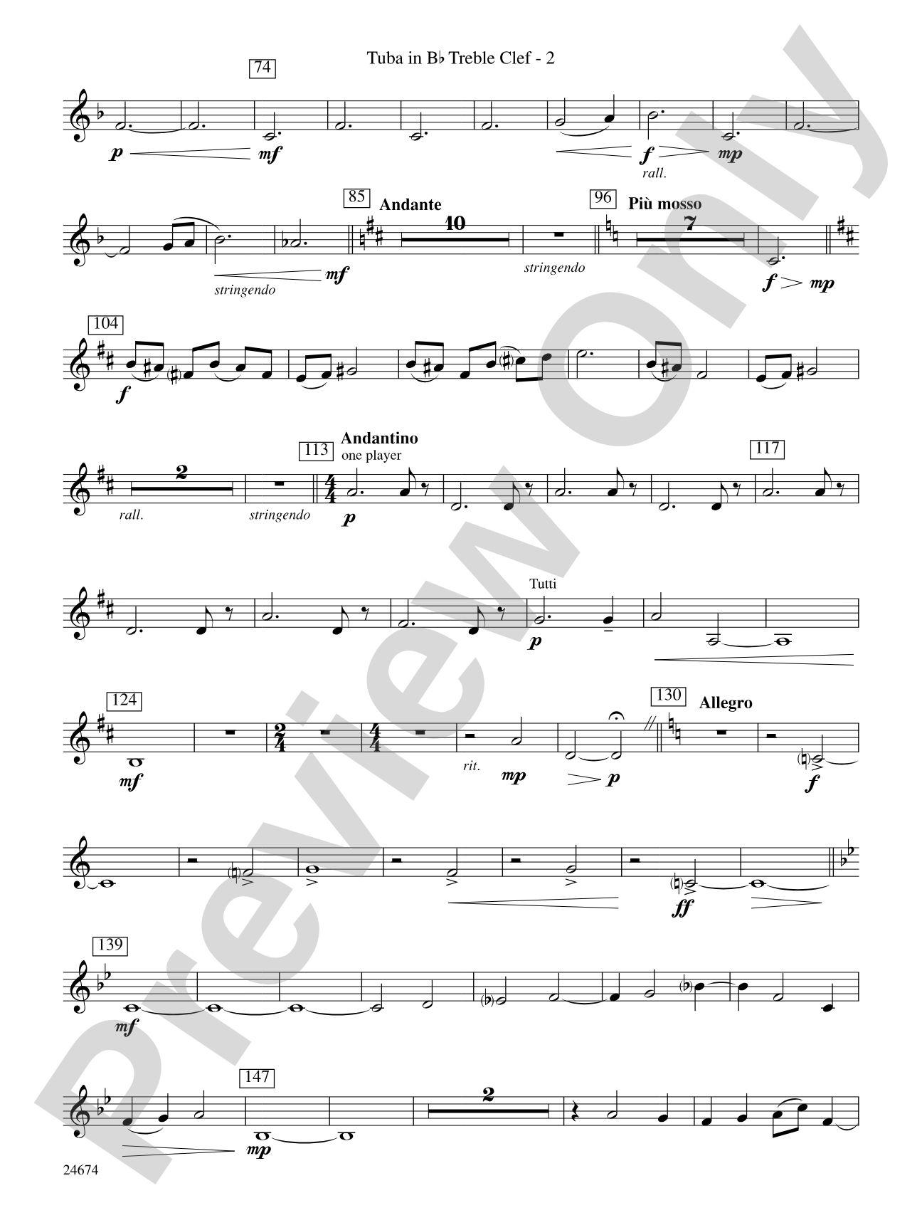 Over Slope and Summit: (wp) B-flat Tuba T.C.