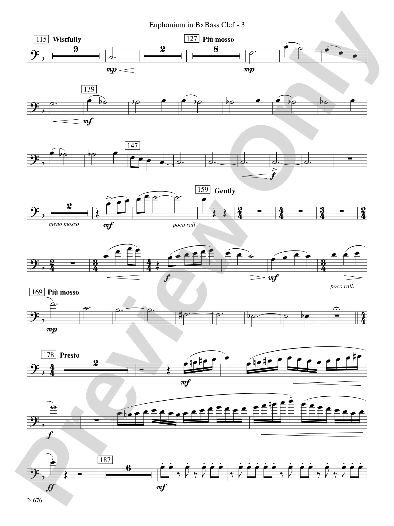 As a Wind from the North: (wp) B-flat Baritone B.C.