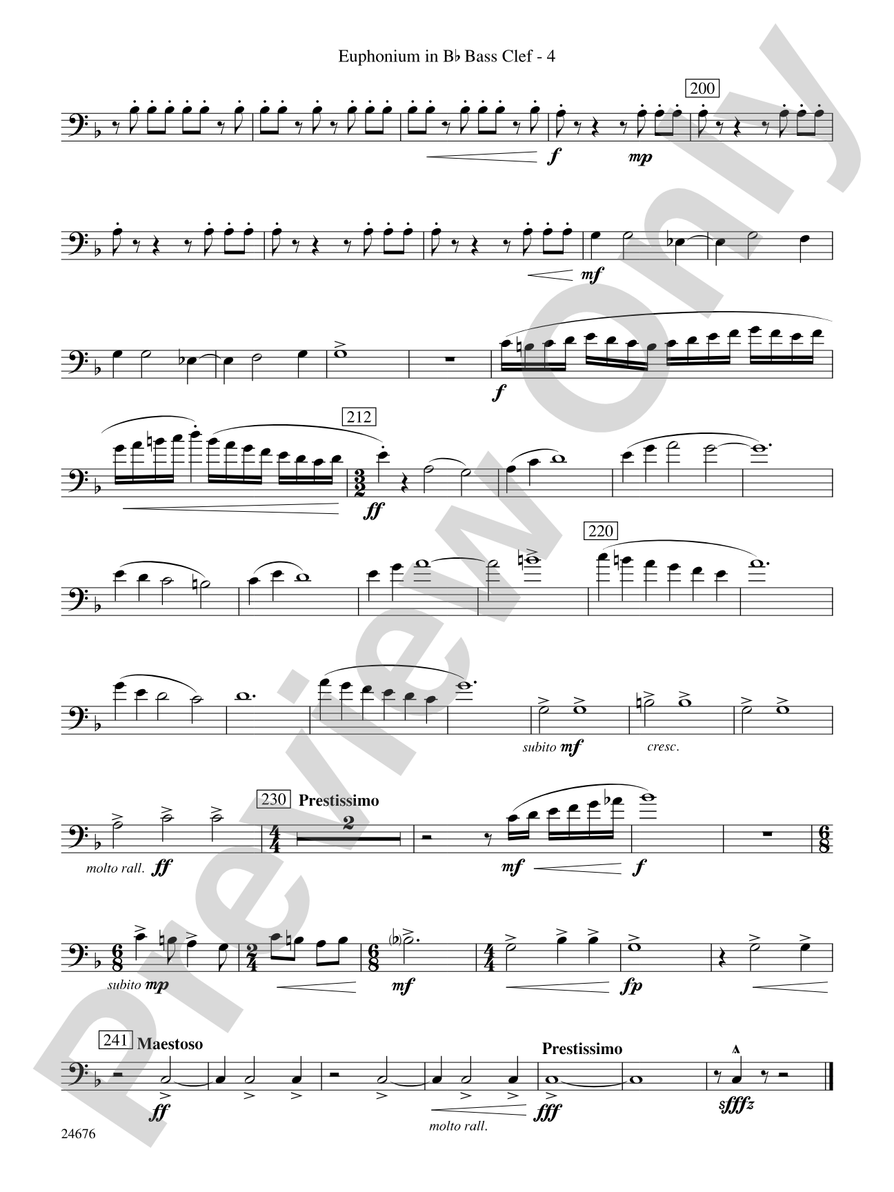 As a Wind from the North: (wp) B-flat Baritone B.C.