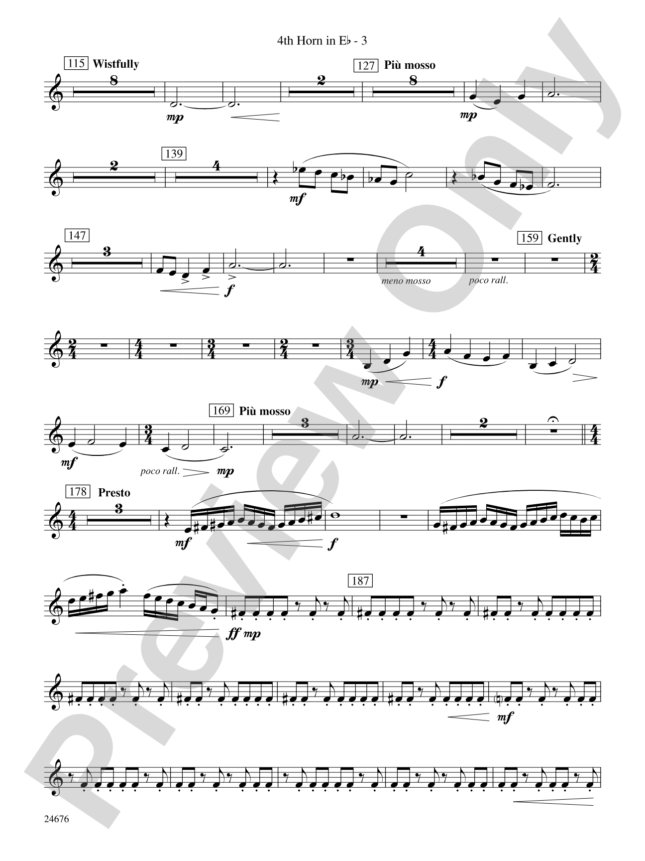 As a Wind from the North: (wp) 4th Horn in E-flat