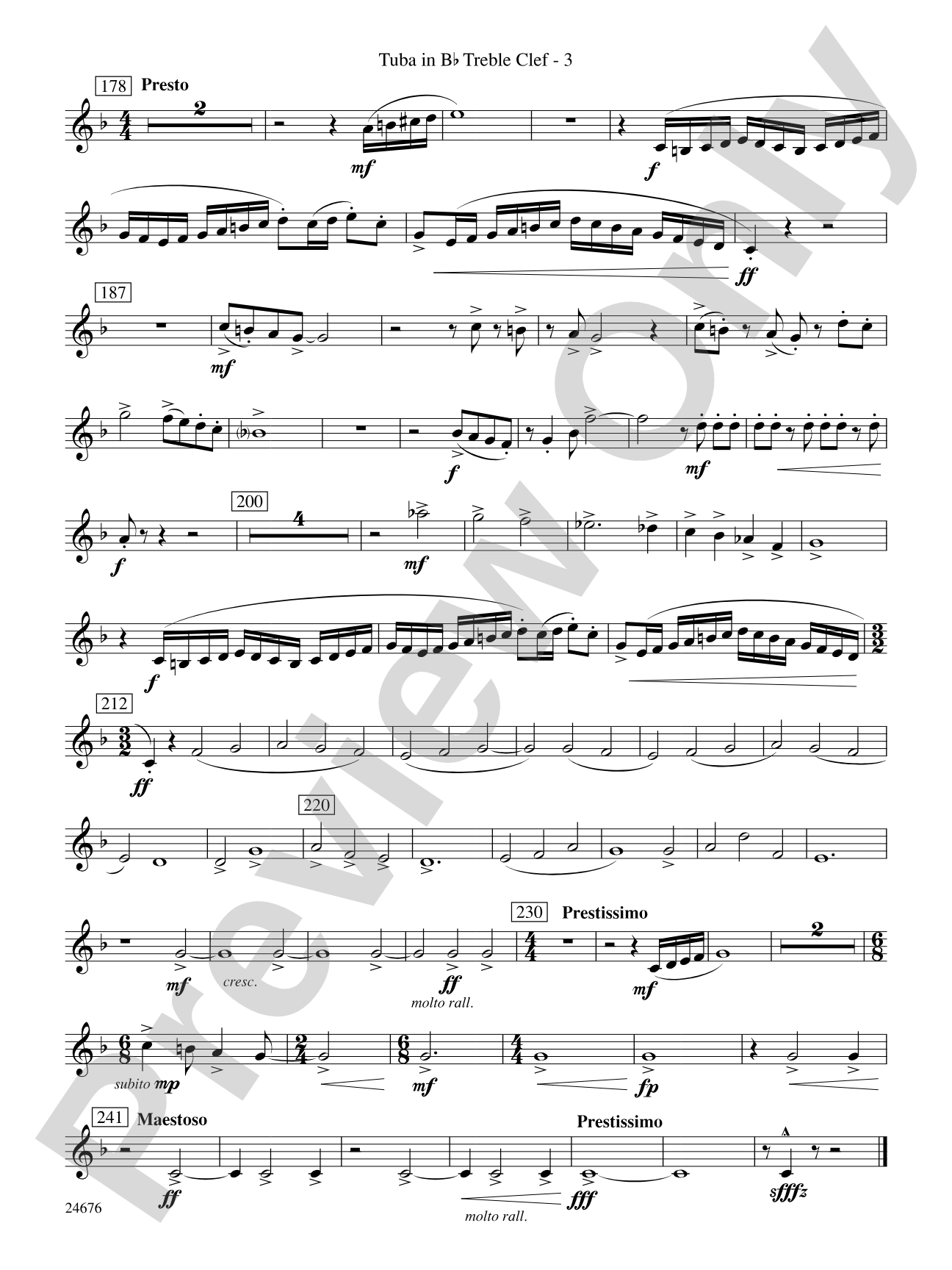 As a Wind from the North: (wp) B-flat Tuba T.C.
