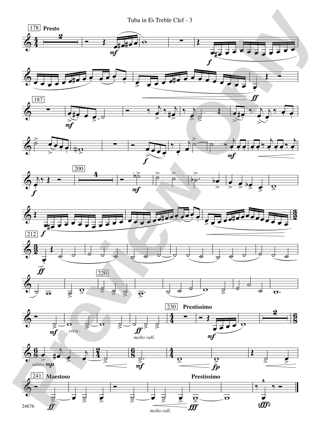 As a Wind from the North: (wp) E-flat Tuba T.C.