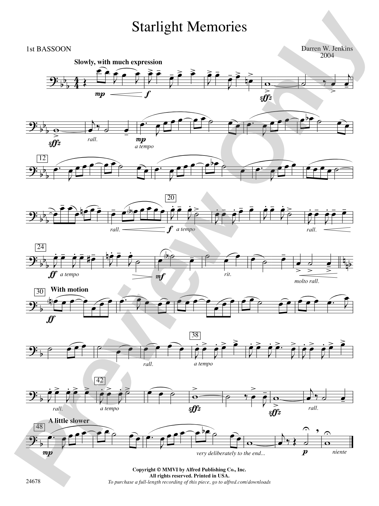 Starlight Memories: Bassoon