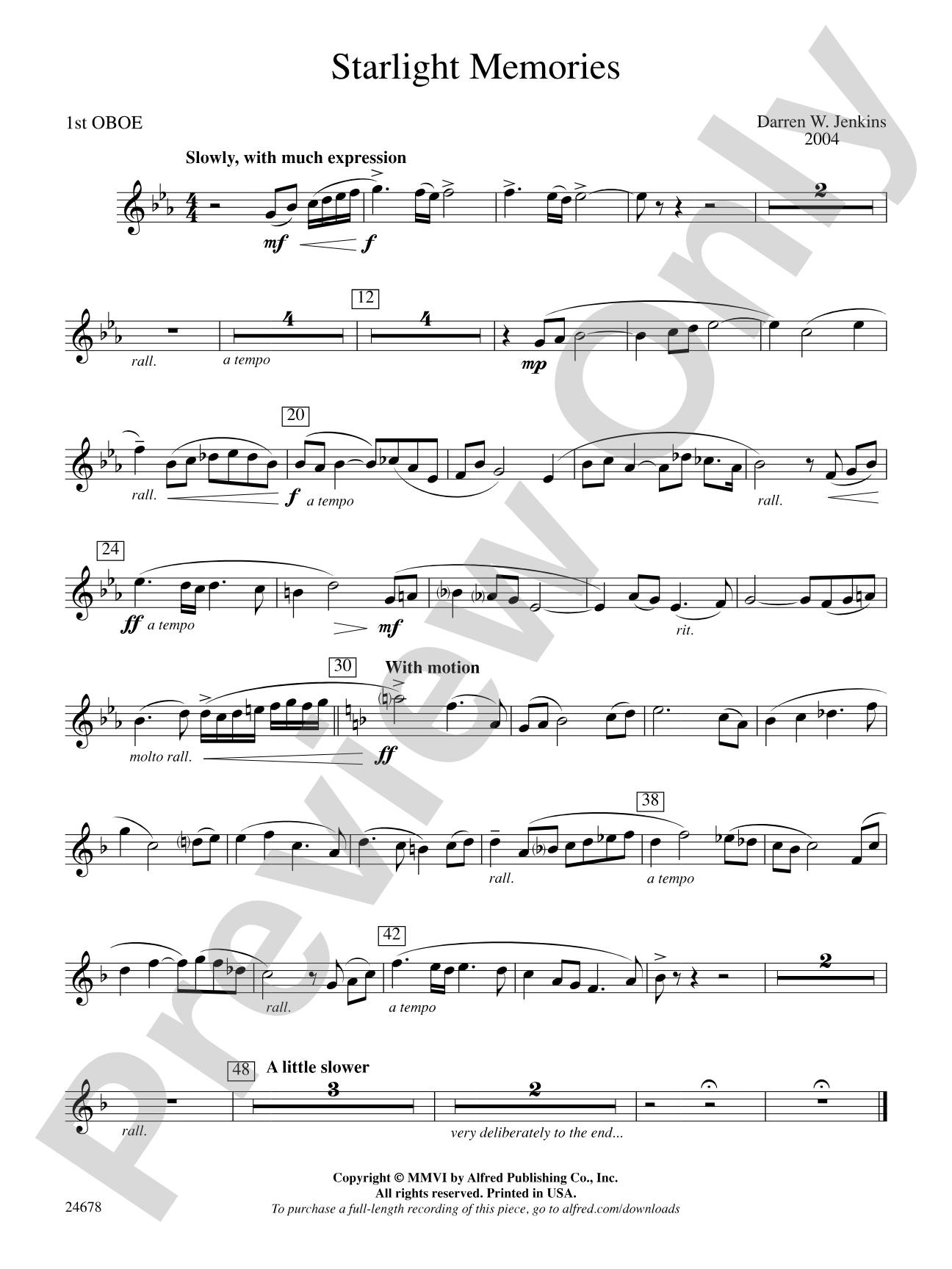 Starlight Memories: Oboe