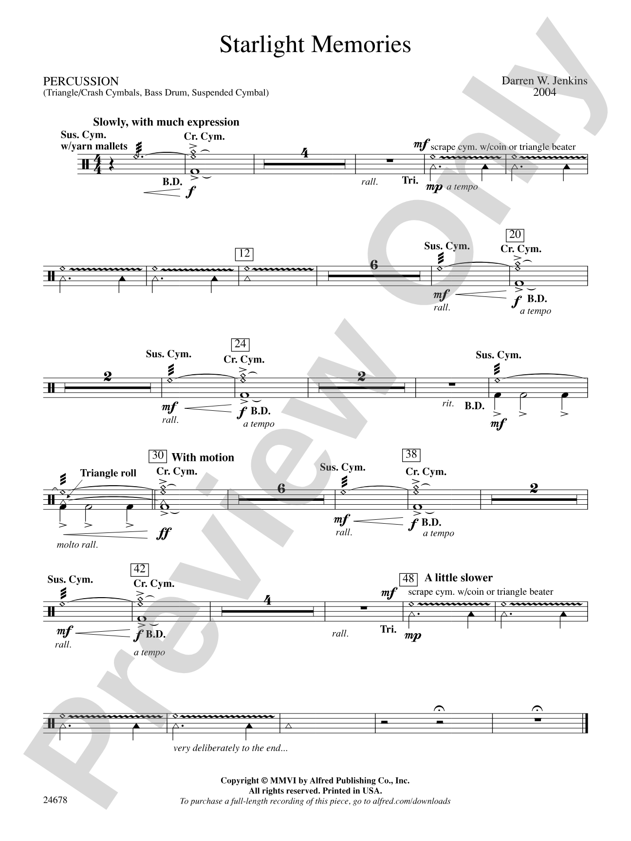 Starlight Memories: 1st Percussion