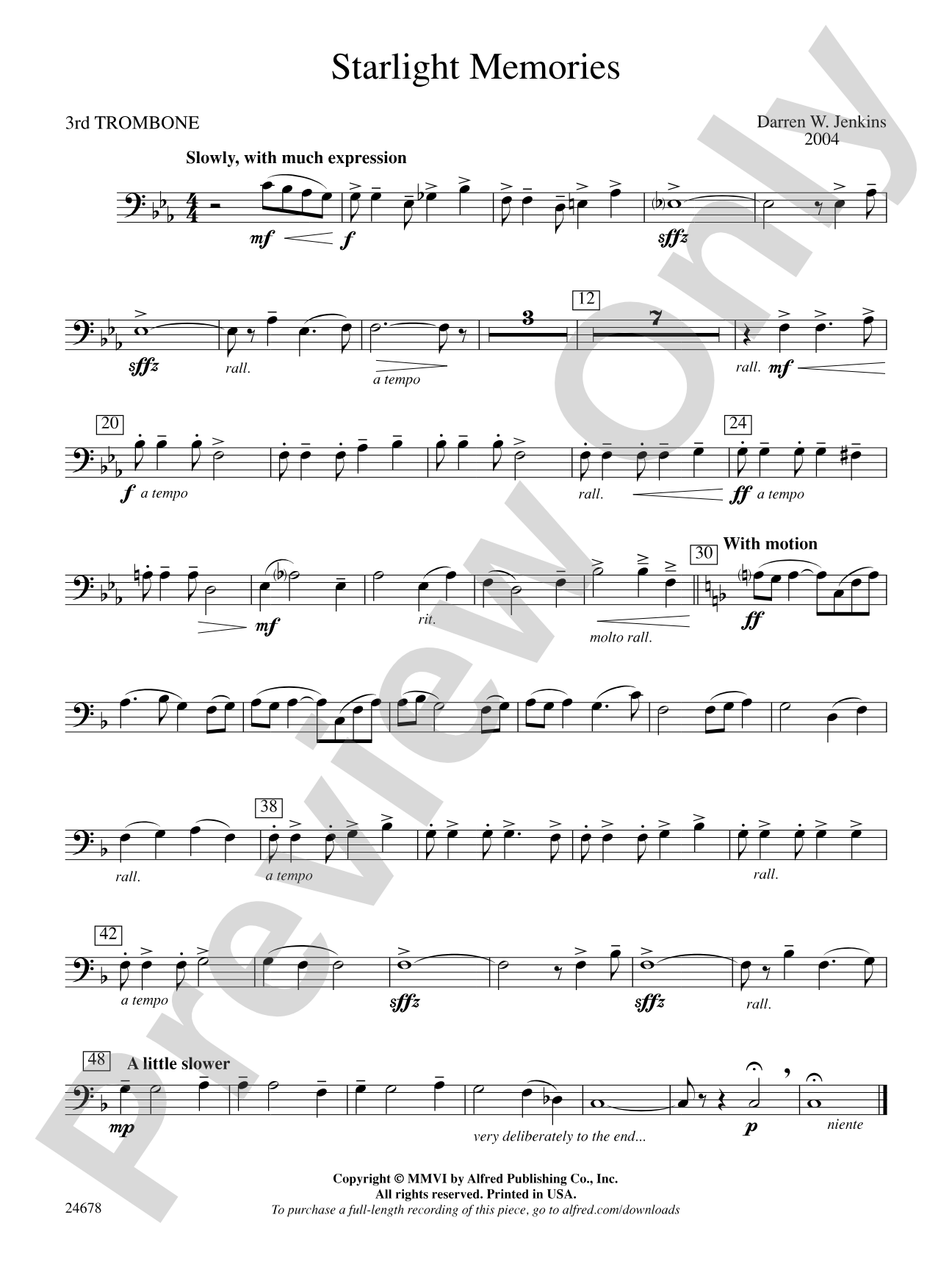 Starlight Memories: 3rd Trombone