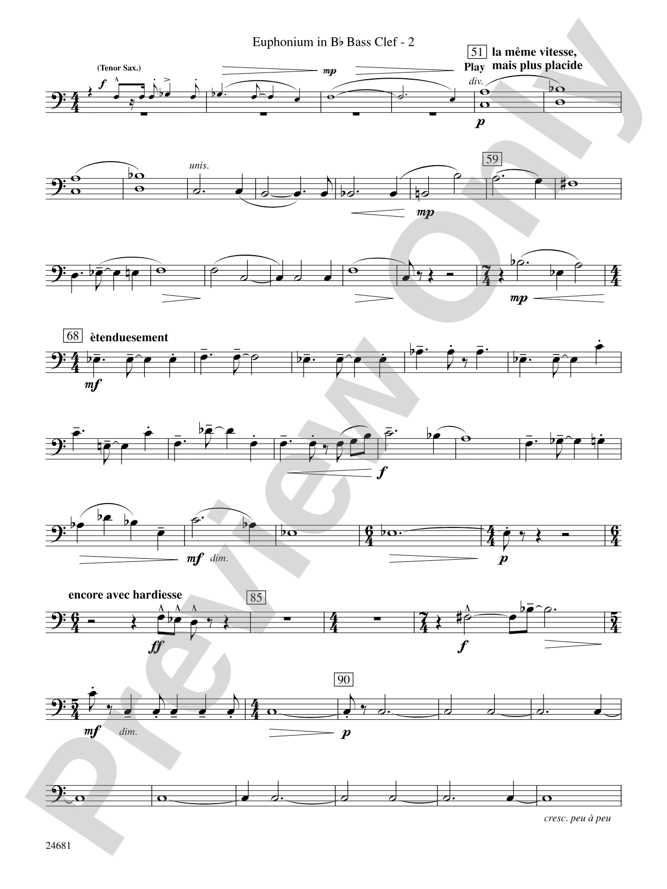 L'Esprit du Tour: (wp) B-flat Baritone B.C.