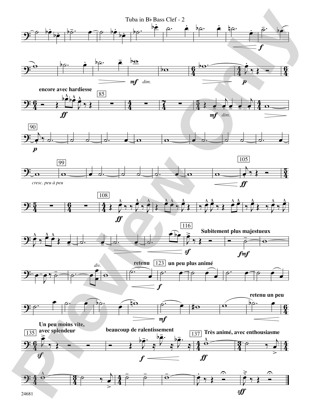 L'Esprit du Tour: (wp) B-flat Tuba B.C.