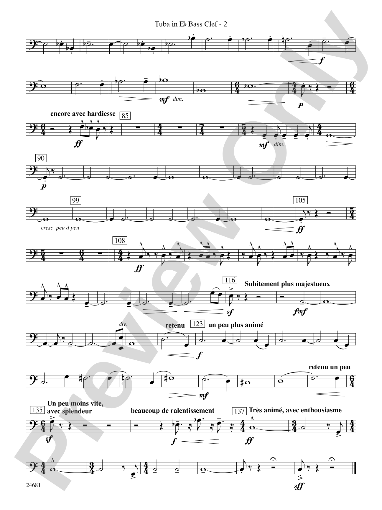 L'Esprit du Tour: (wp) E-flat Tuba B.C.