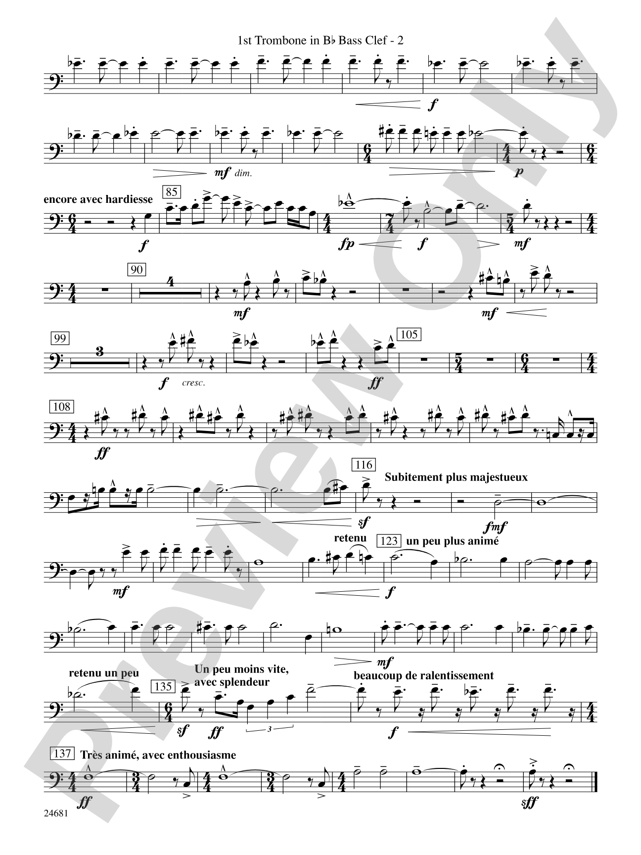 L'Esprit du Tour: (wp) 1st B-flat Trombone B.C.